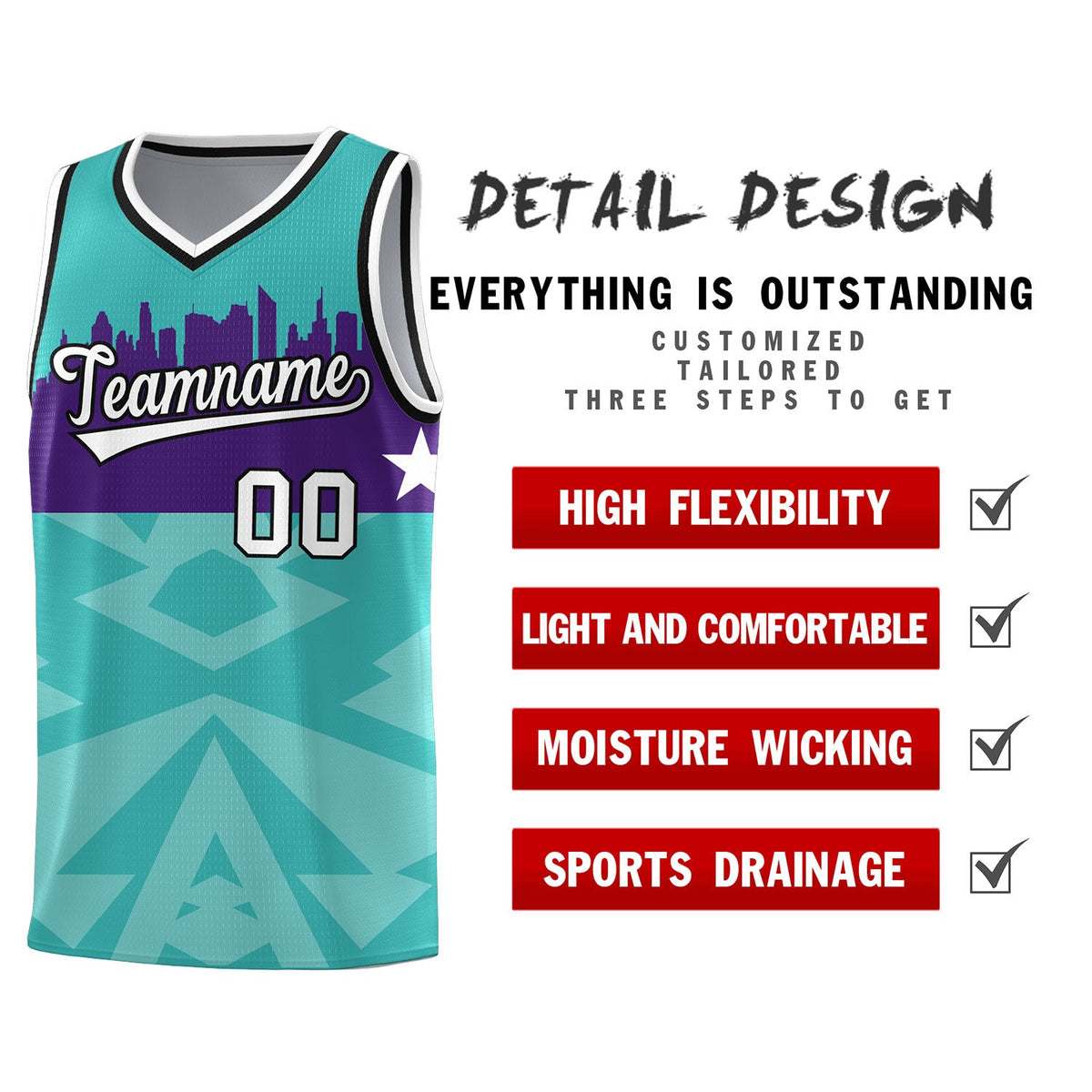 Custom Bright Green Personalized City Silhouette Pattern Sports Uniform Basketball Jersey|KXKSHOP