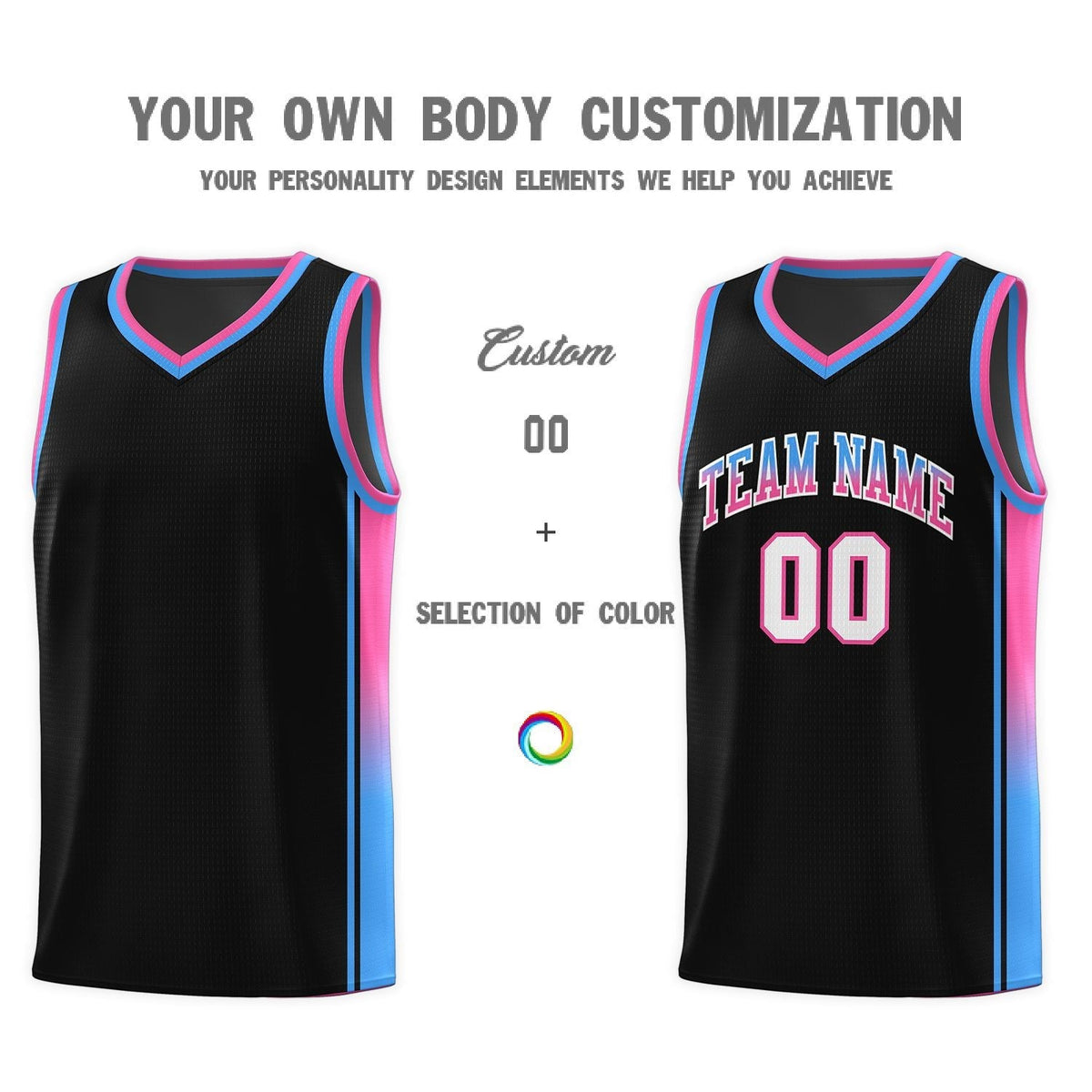 Custom Neon Green Navy-White Side Two-Tone Classic Sports Uniform Basketball Jersey |KXKSHOP