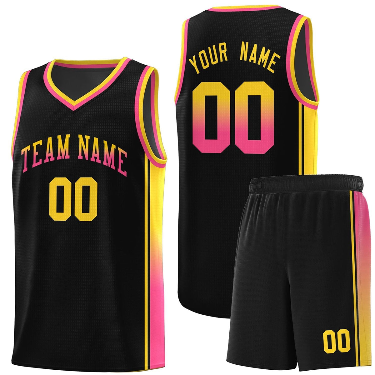 Custom Neon Green Navy-White Side Two-Tone Classic Sports Uniform Basketball Jersey |KXKSHOP