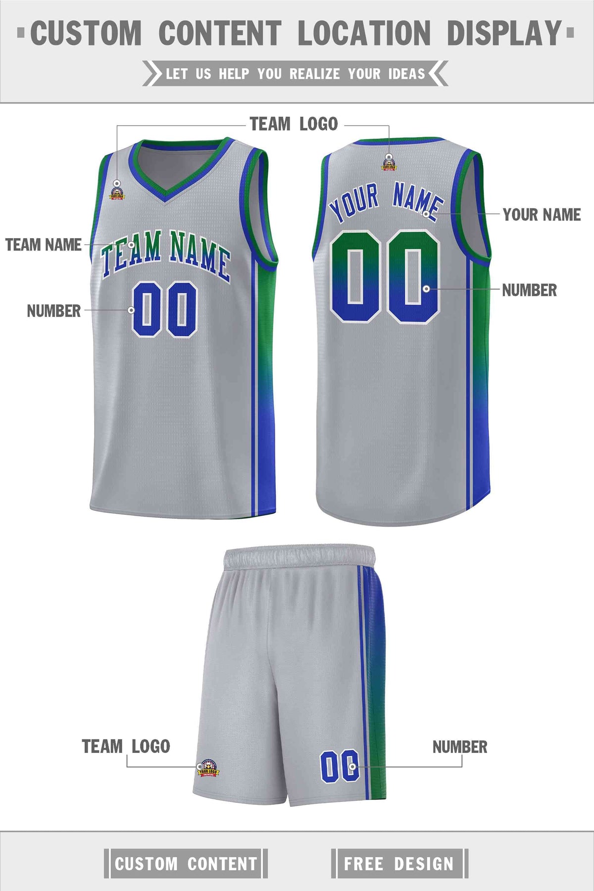 Custom Neon Green Navy-White Side Two-Tone Classic Sports Uniform Basketball Jersey |KXKSHOP