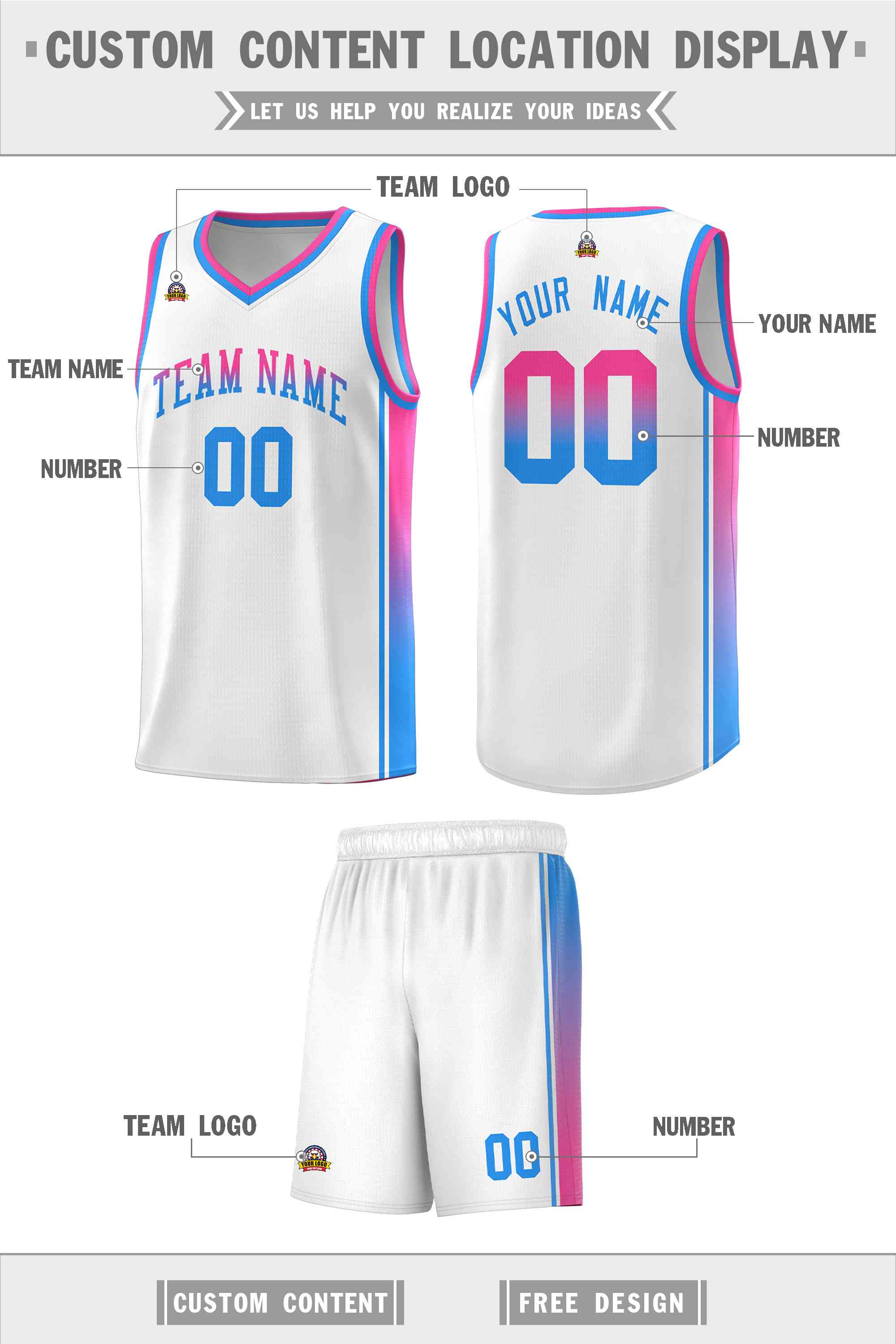 Custom Neon Green Navy-White Side Two-Tone Classic Sports Uniform Basketball Jersey |KXKSHOP