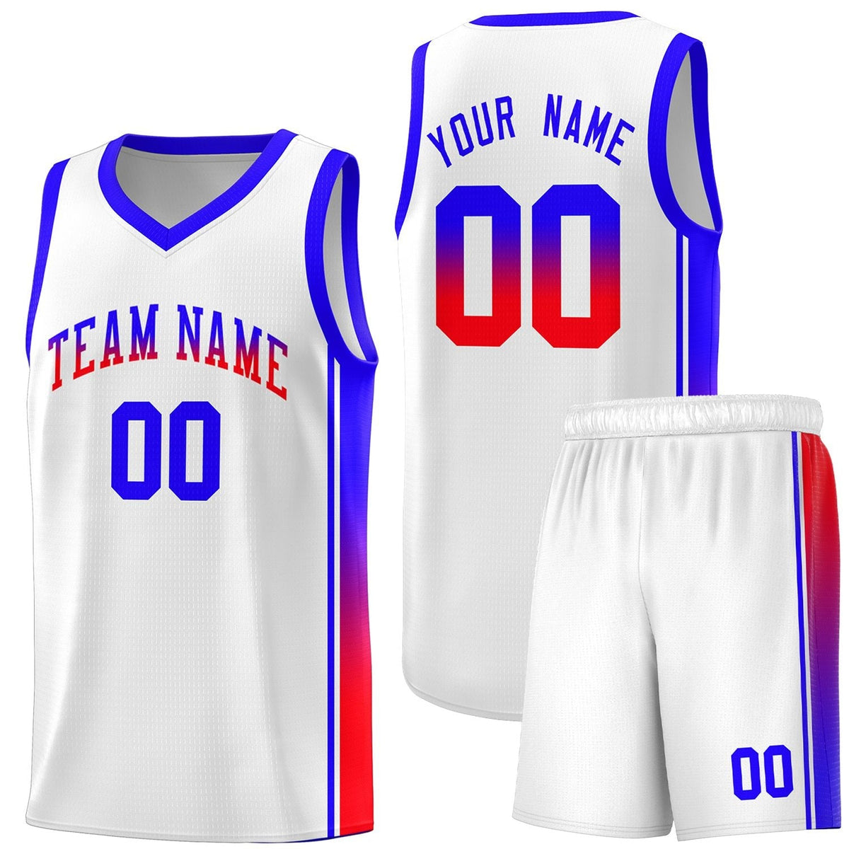 Custom Neon Green Navy-White Side Two-Tone Classic Sports Uniform Basketball Jersey |KXKSHOP