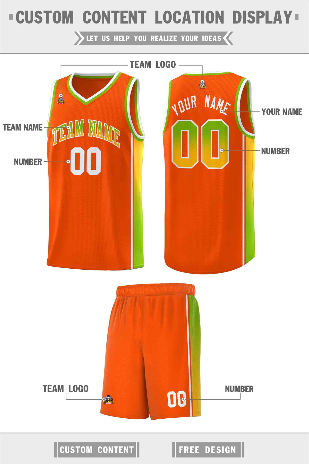 Custom Neon Green Navy-White Side Two-Tone Classic Sports Uniform Basketball Jersey |KXKSHOP