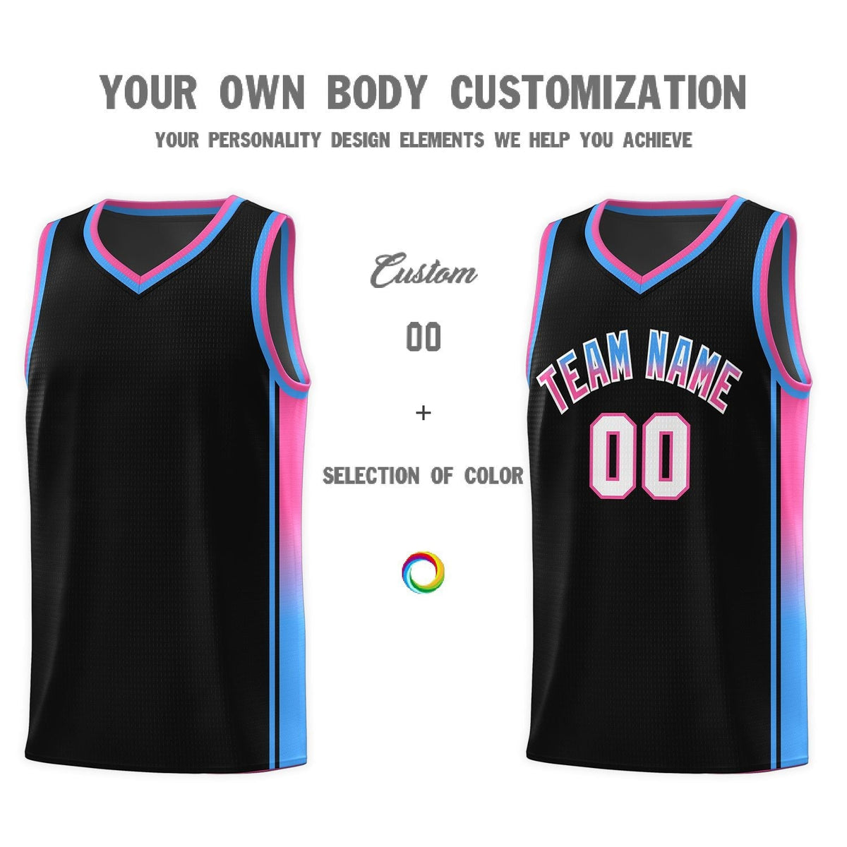 Custom Neon Green Navy-White Side Two-Tone Classic Sports Uniform Basketball Jersey |KXKSHOP