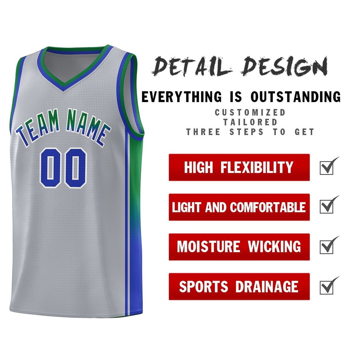 Custom Neon Green Navy-White Side Two-Tone Classic Sports Uniform Basketball Jersey |KXKSHOP