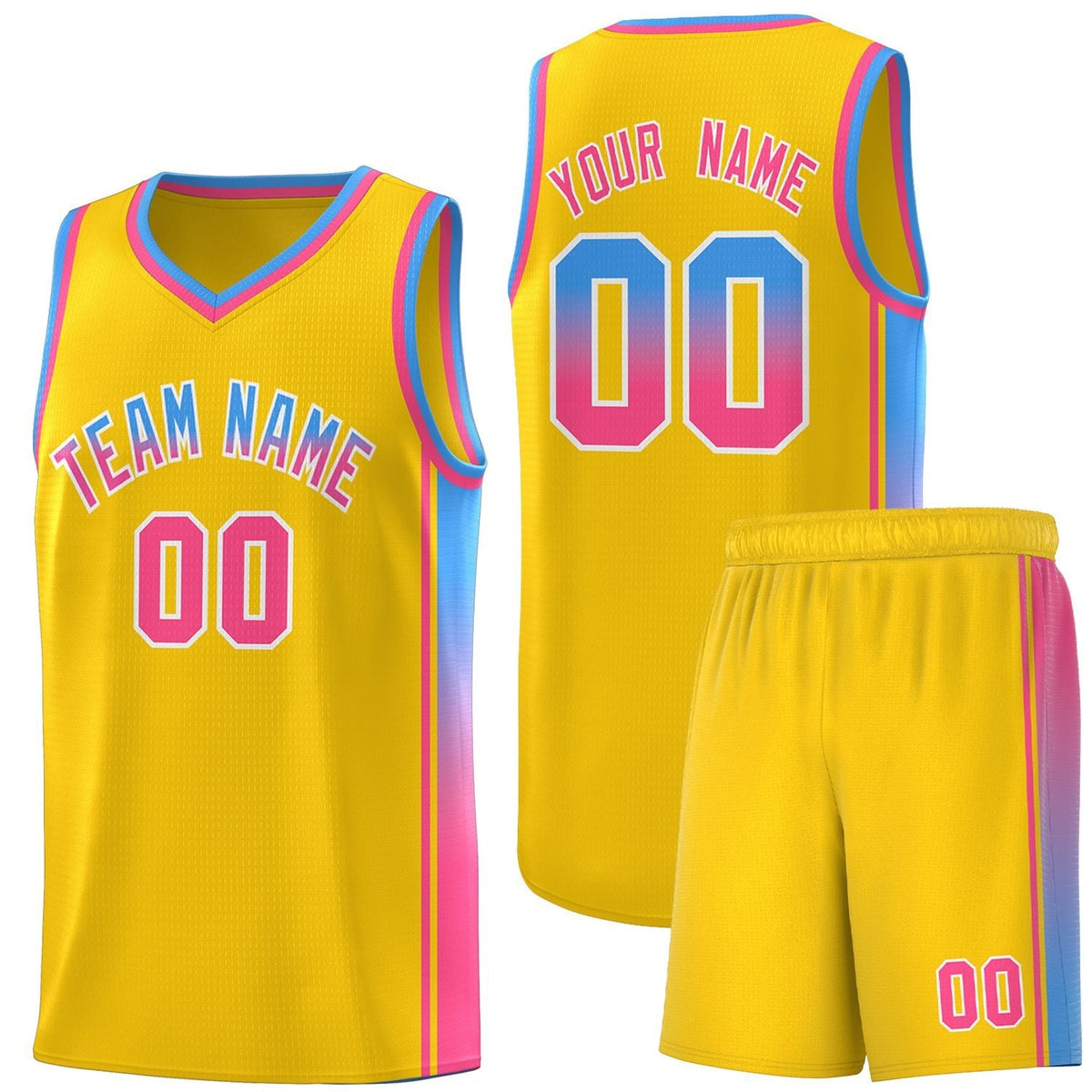 Custom Neon Green Navy-White Side Two-Tone Classic Sports Uniform Basketball Jersey |KXKSHOP