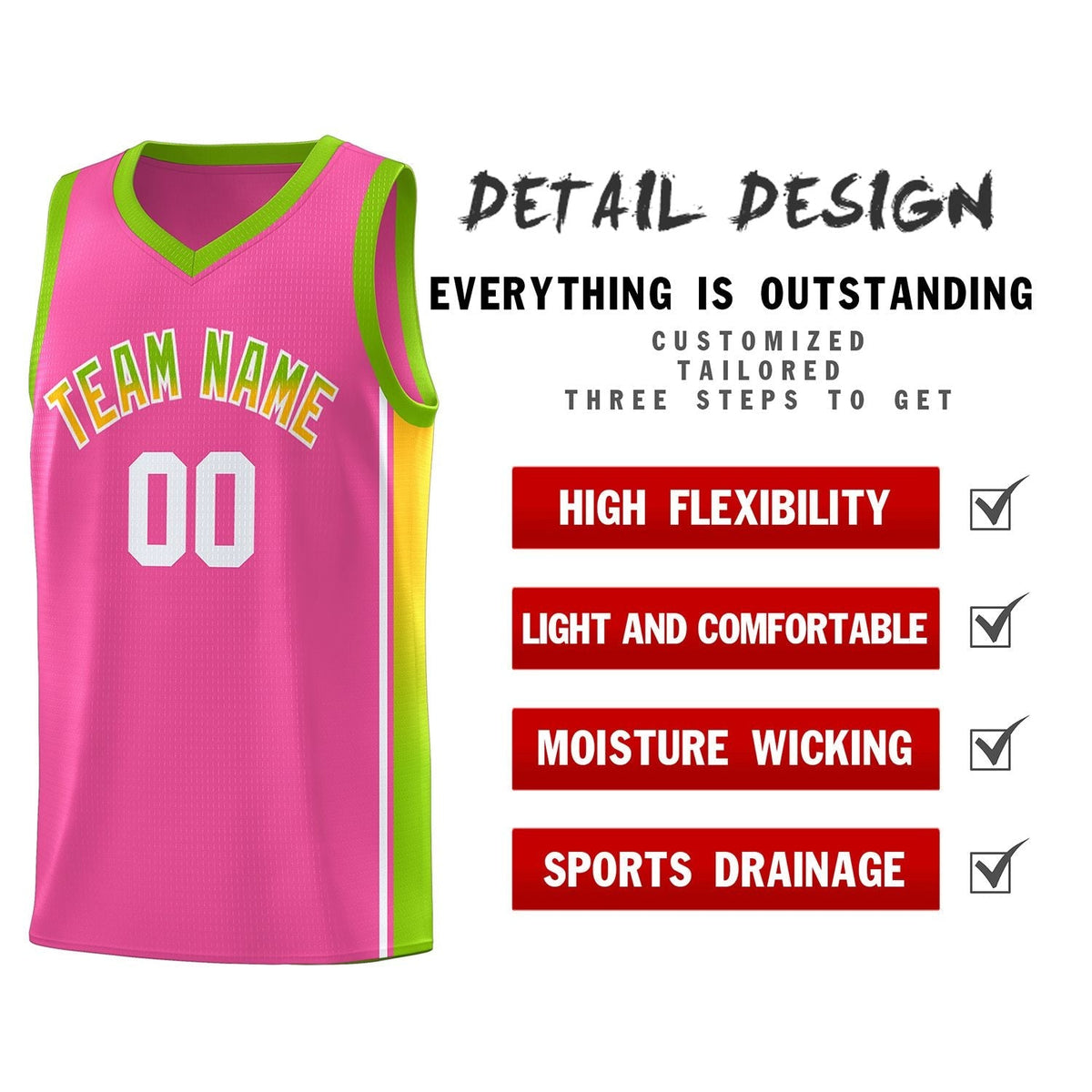 Custom Neon Green Navy-White Side Two-Tone Classic Sports Uniform Basketball Jersey |KXKSHOP