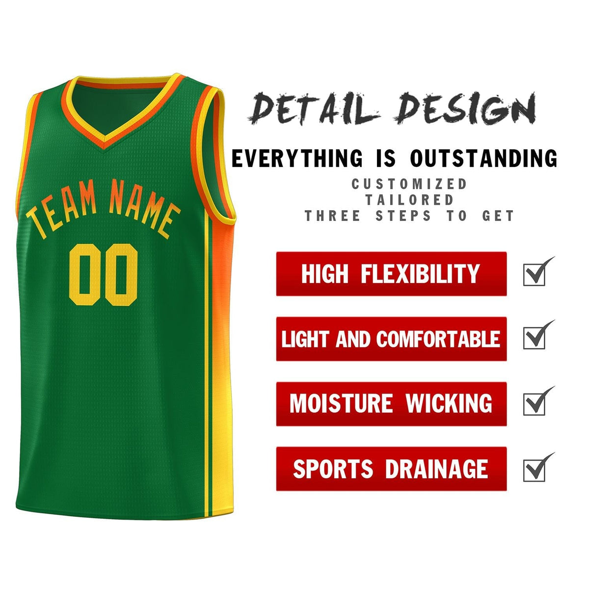 Custom Neon Green Navy-White Side Two-Tone Classic Sports Uniform Basketball Jersey |KXKSHOP