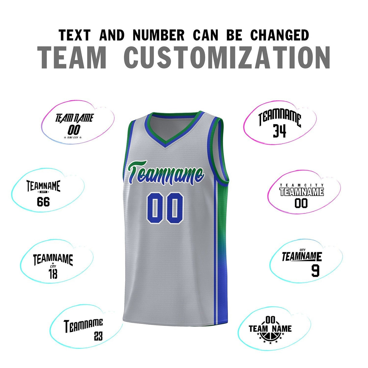 Custom Neon Green Navy-White Side Two-Tone Classic Sports Uniform Basketball Jersey |KXKSHOP