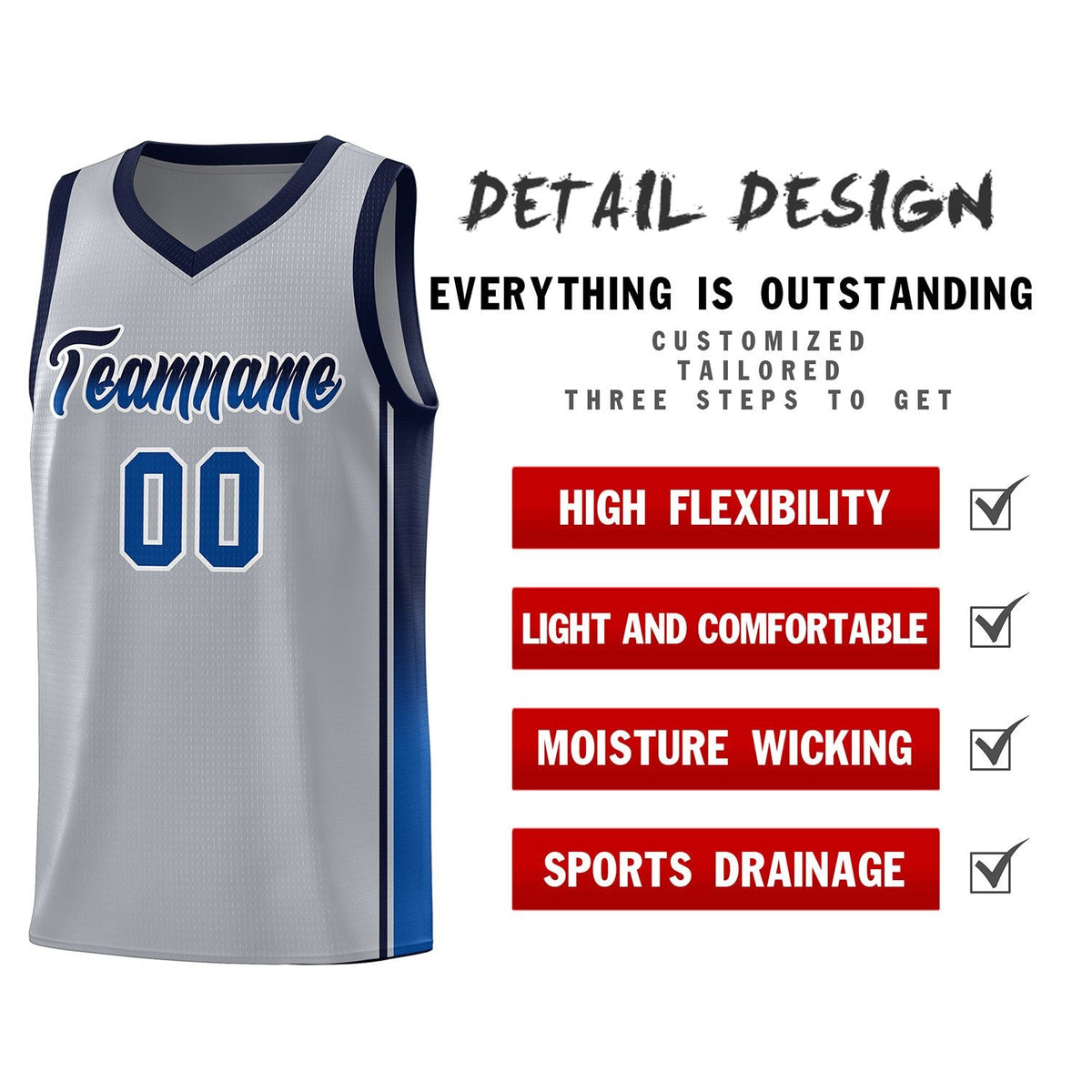 Custom Neon Green Navy-White Side Two-Tone Classic Sports Uniform Basketball Jersey |KXKSHOP