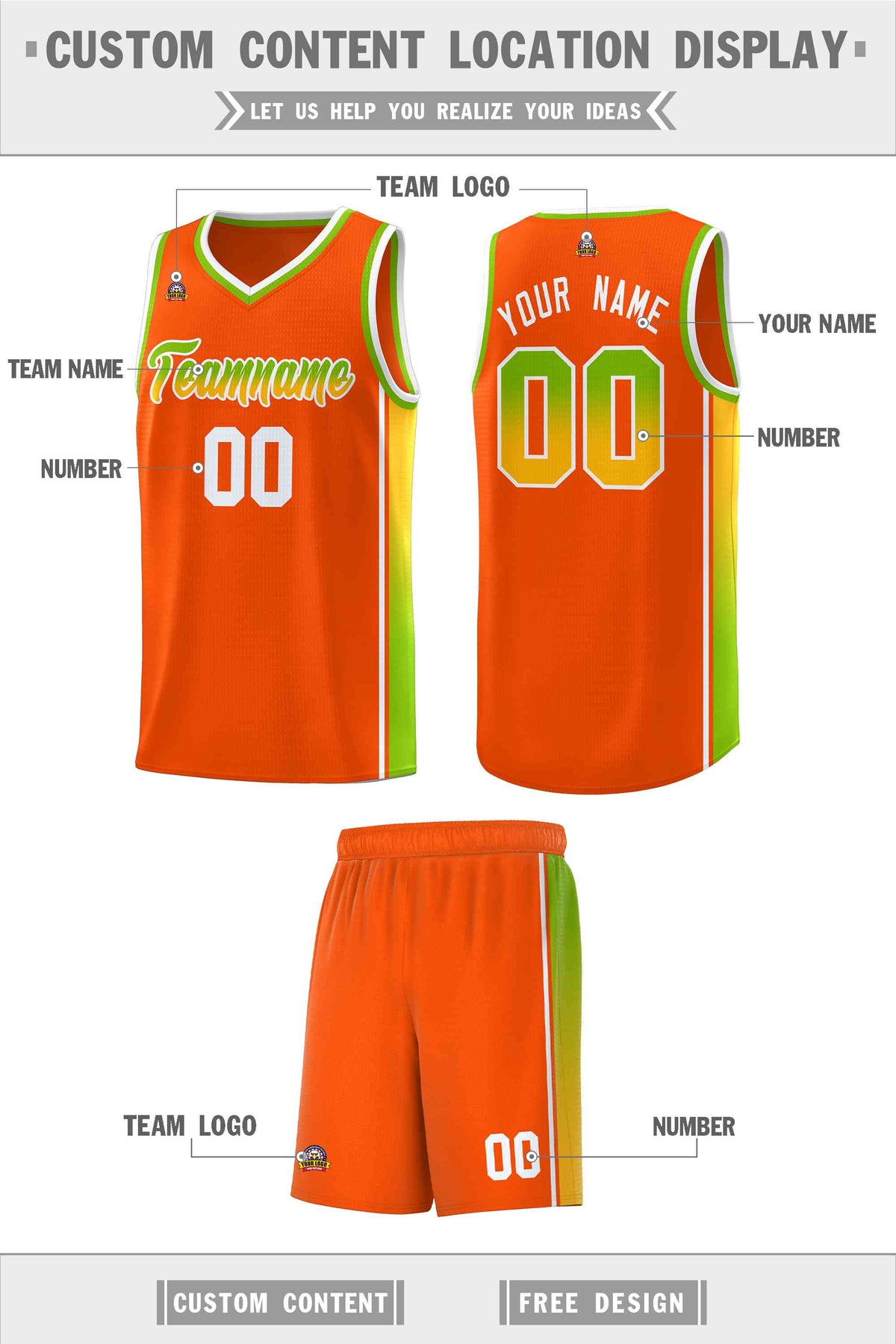 Custom Neon Green Navy-White Side Two-Tone Classic Sports Uniform Basketball Jersey |KXKSHOP
