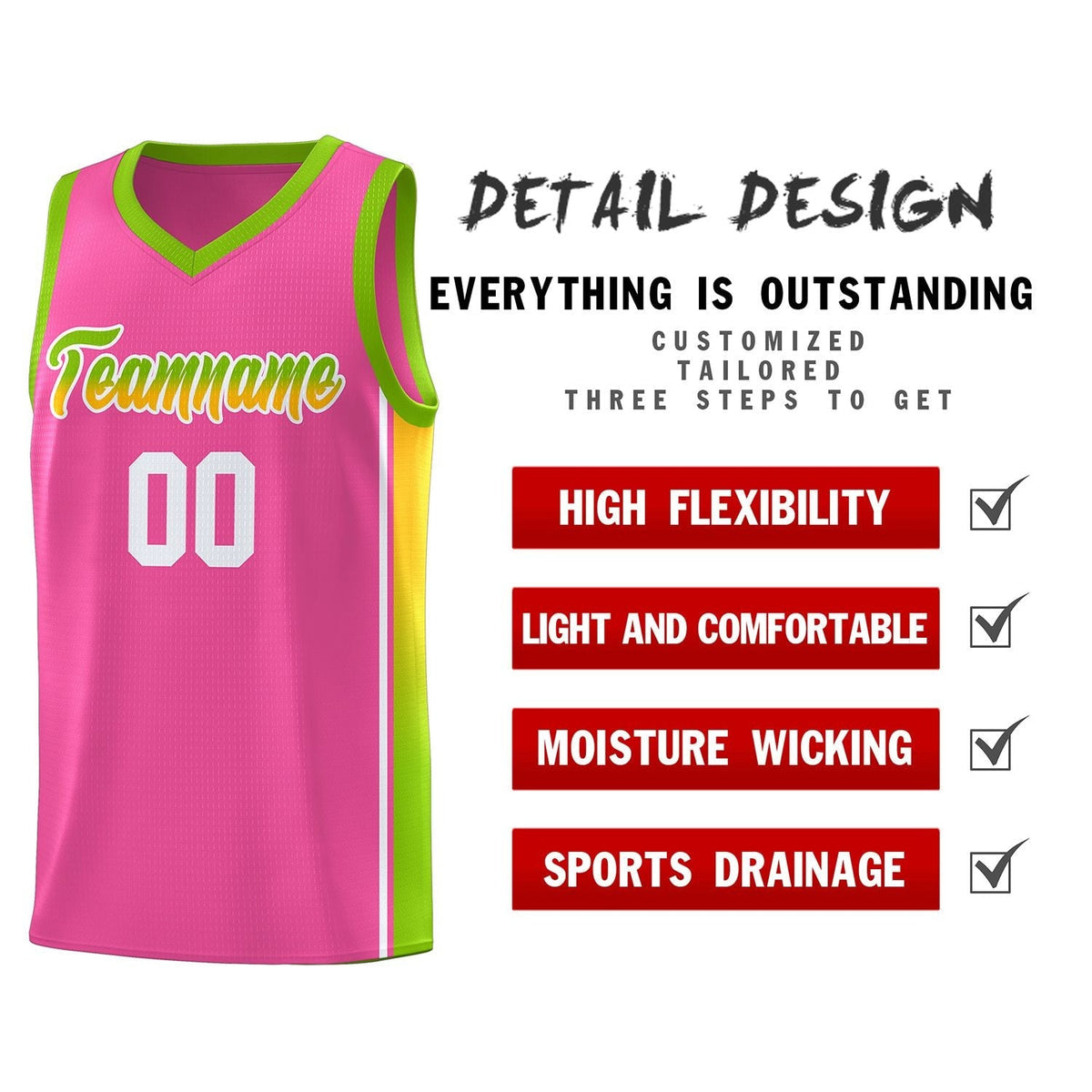 Custom Neon Green Navy-White Side Two-Tone Classic Sports Uniform Basketball Jersey |KXKSHOP