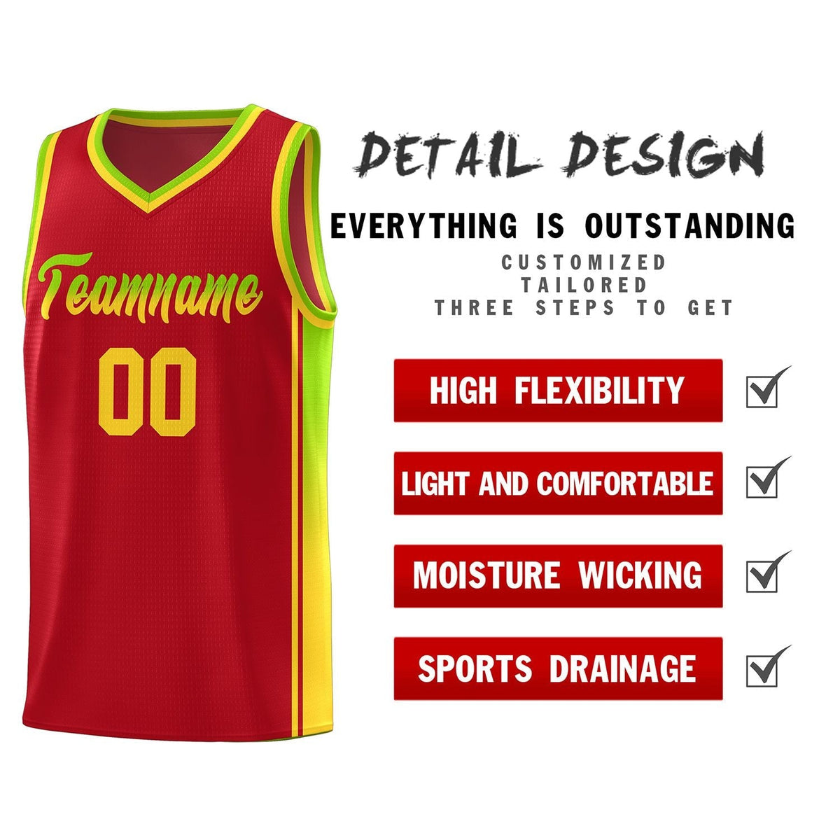Custom Neon Green Navy-White Side Two-Tone Classic Sports Uniform Basketball Jersey |KXKSHOP