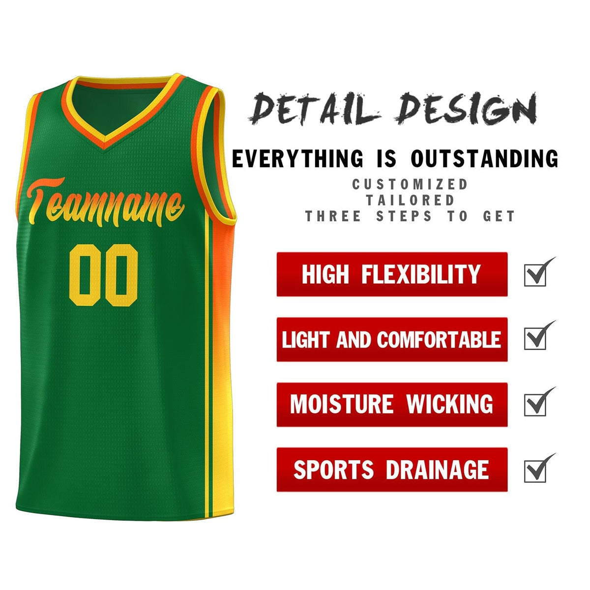 Custom Neon Green Navy-White Side Two-Tone Classic Sports Uniform Basketball Jersey |KXKSHOP