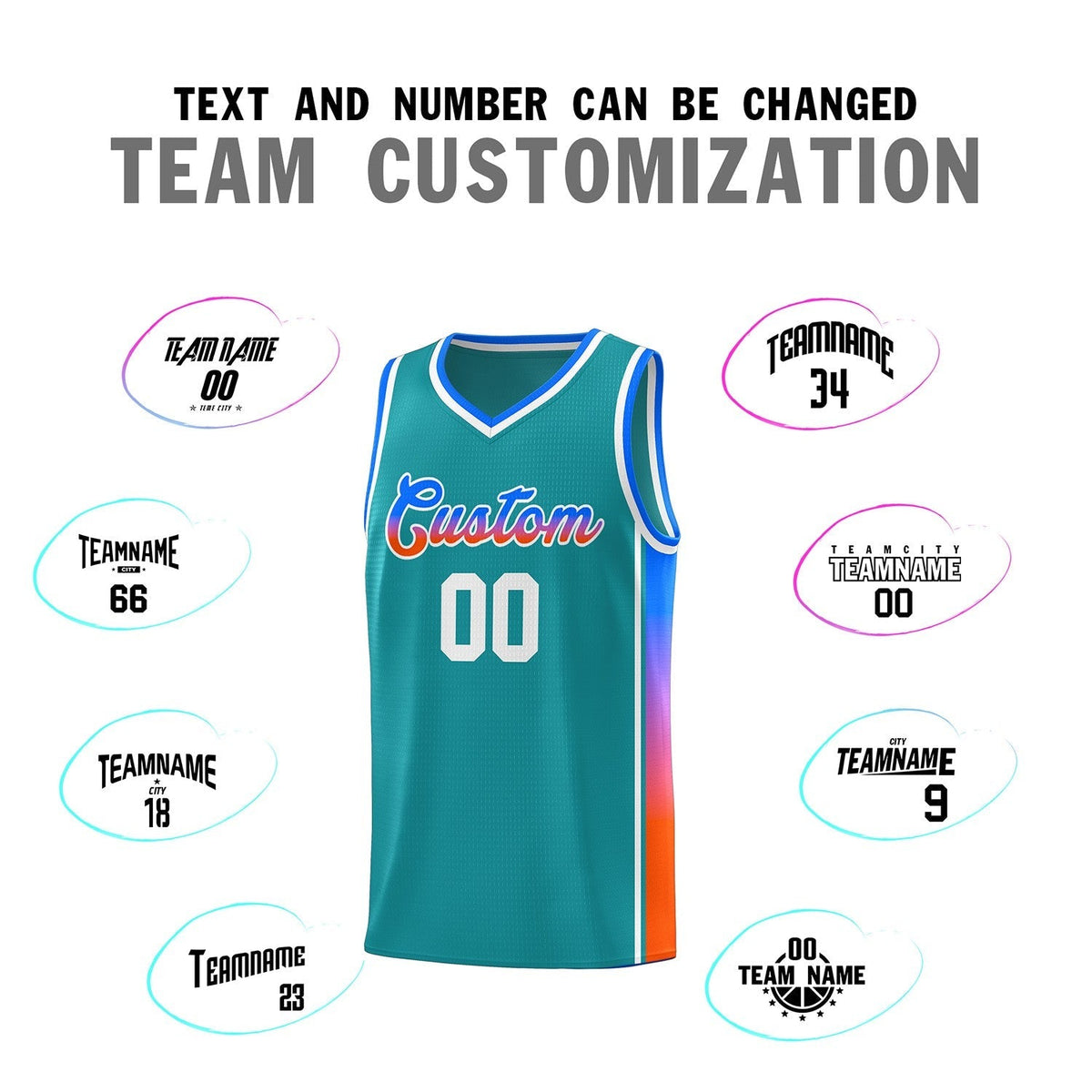Custom Neon Green Navy-White Side Two-Tone Classic Sports Uniform Basketball Jersey |KXKSHOP