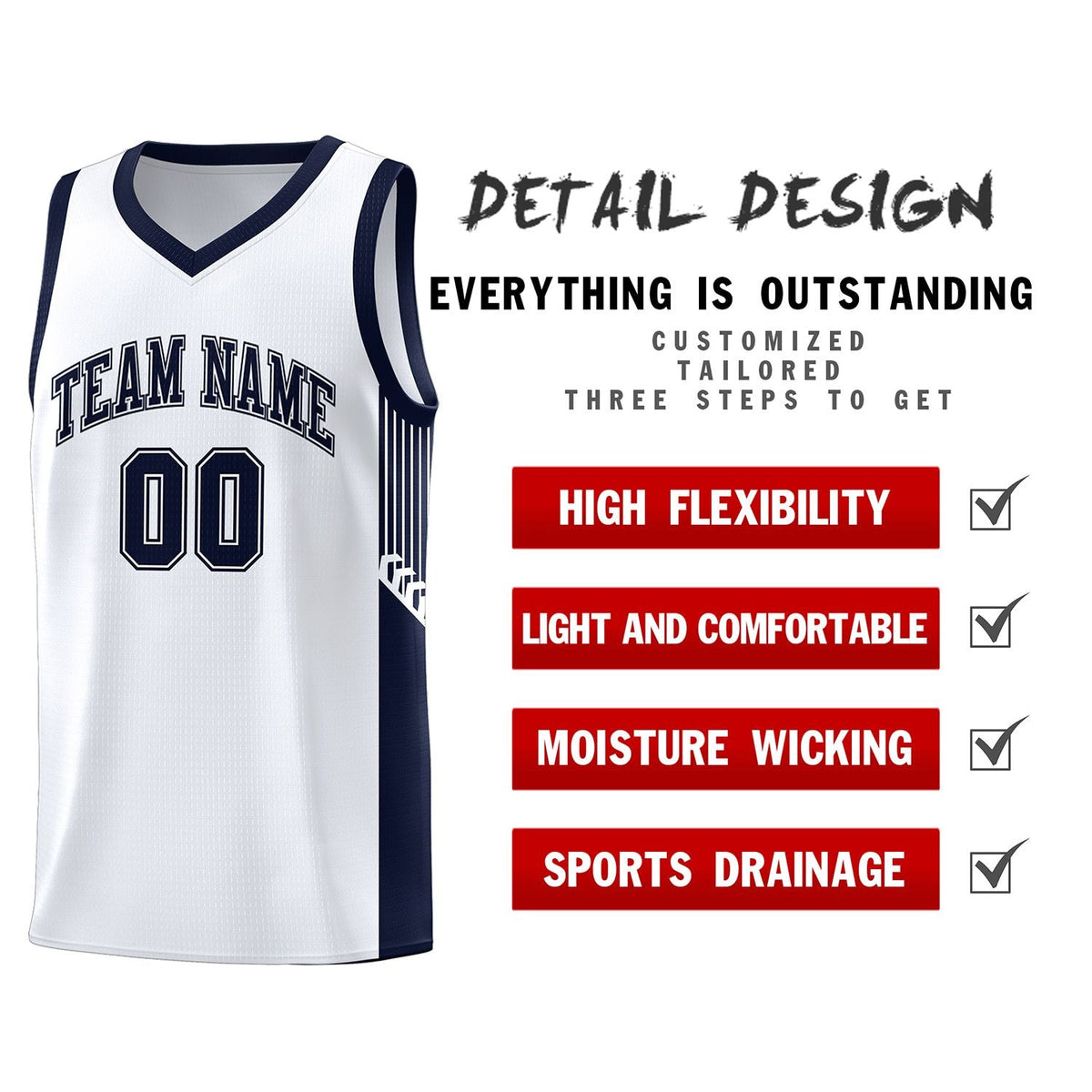 Custom Neon Green Navy-White Side Two-Tone Classic Sports Uniform Basketball Jersey |KXKSHOP