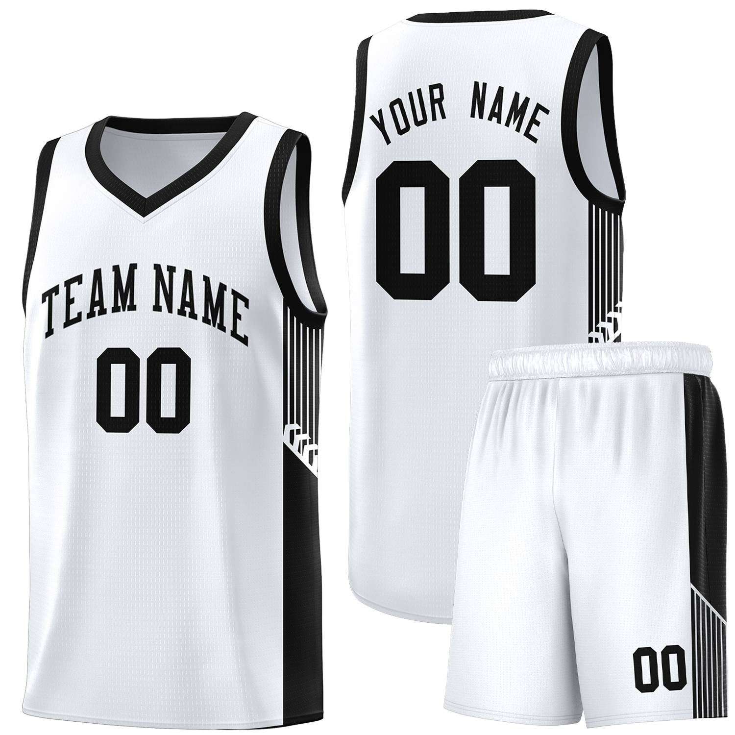 Custom Neon Green Navy-White Side Two-Tone Classic Sports Uniform Basketball Jersey |KXKSHOP