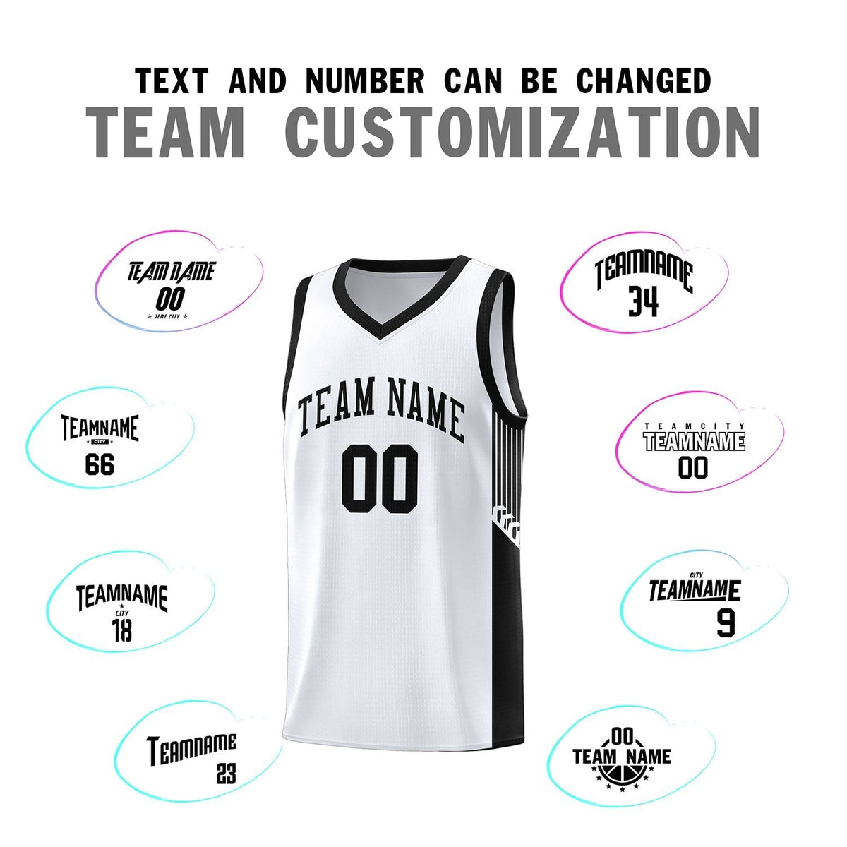Custom Neon Green Navy-White Side Two-Tone Classic Sports Uniform Basketball Jersey |KXKSHOP