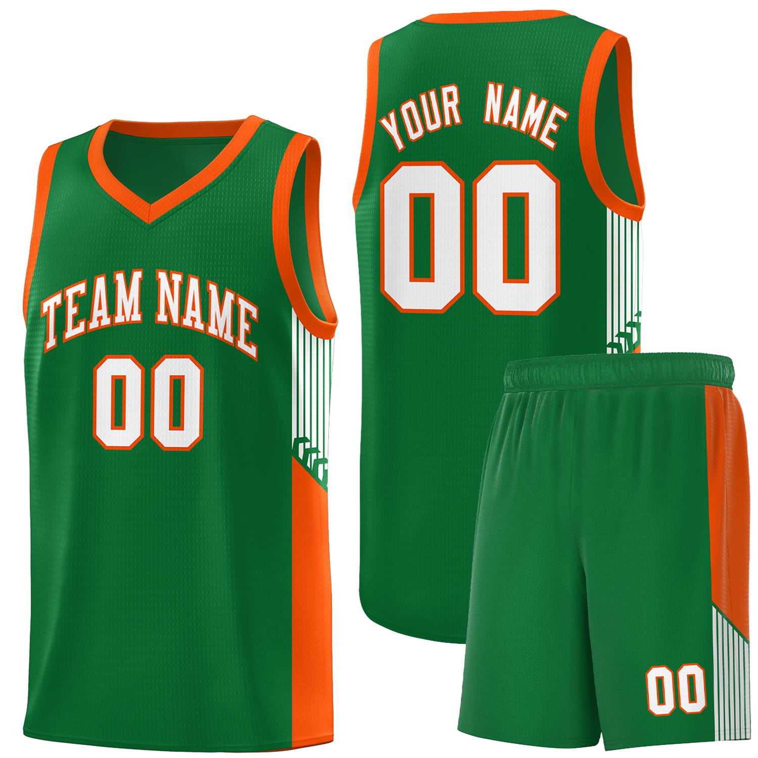 Custom Neon Green Navy-White Side Two-Tone Classic Sports Uniform Basketball Jersey |KXKSHOP