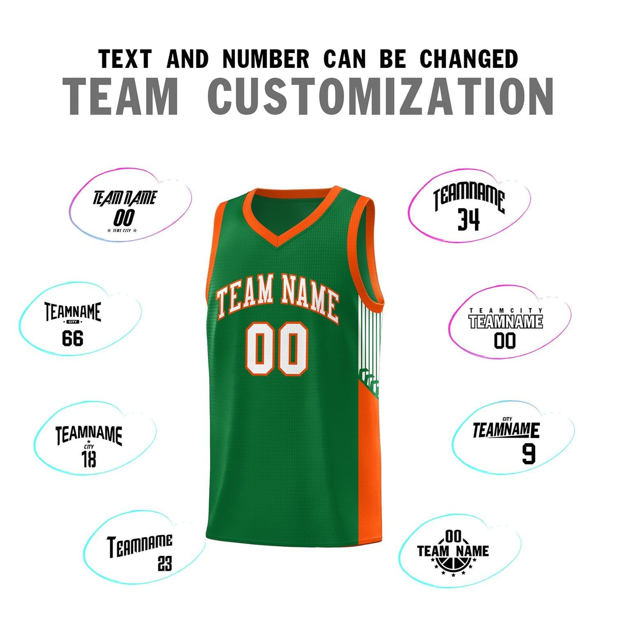 Custom Neon Green Navy-White Side Two-Tone Classic Sports Uniform Basketball Jersey |KXKSHOP