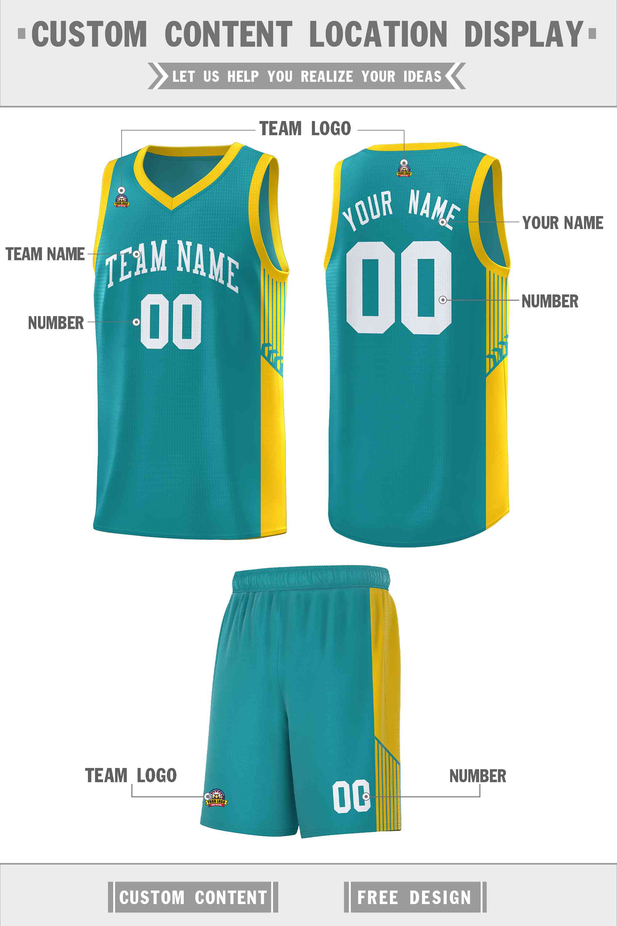 Custom Neon Green Navy-White Side Two-Tone Classic Sports Uniform Basketball Jersey |KXKSHOP