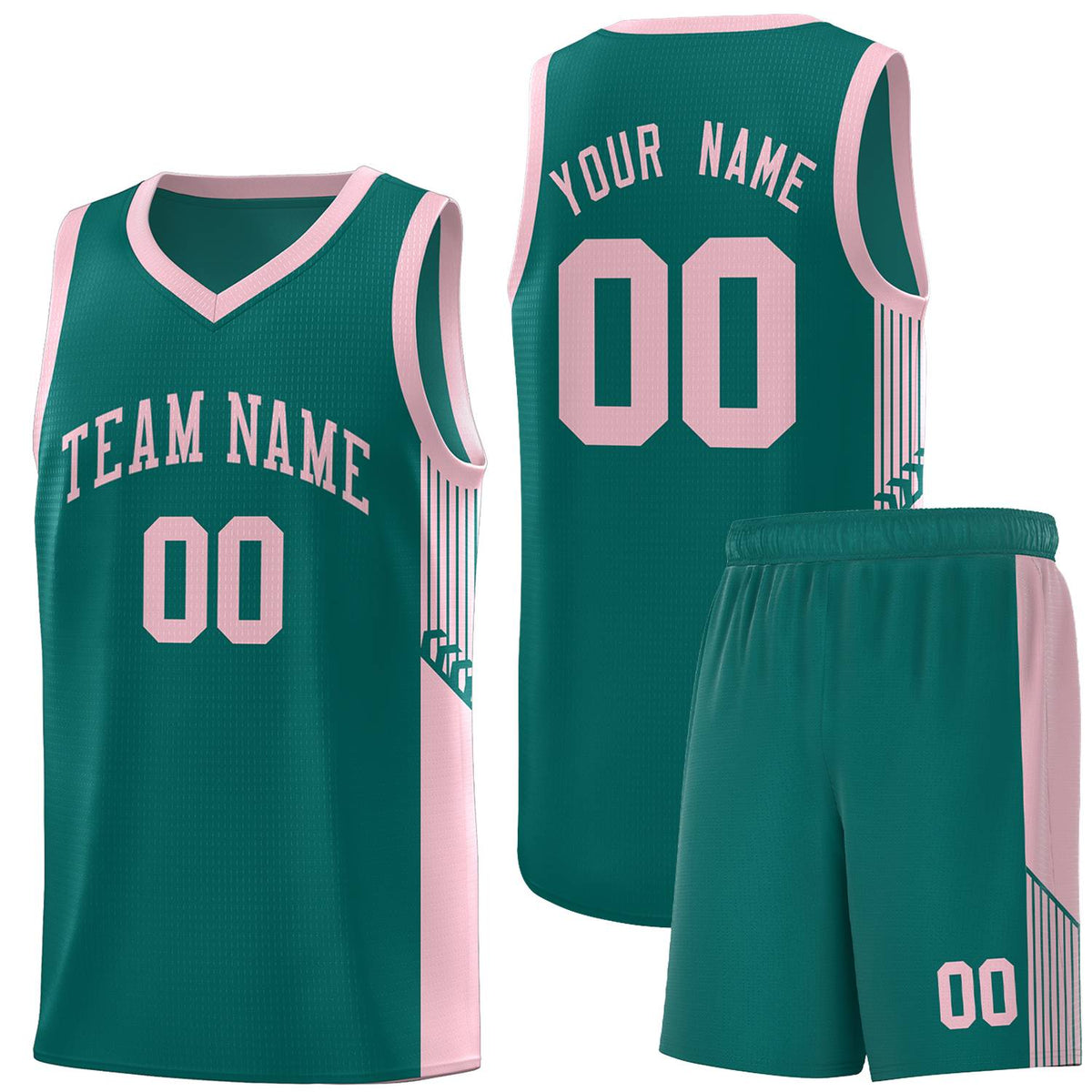 Custom Neon Green Navy-White Side Two-Tone Classic Sports Uniform Basketball Jersey |KXKSHOP
