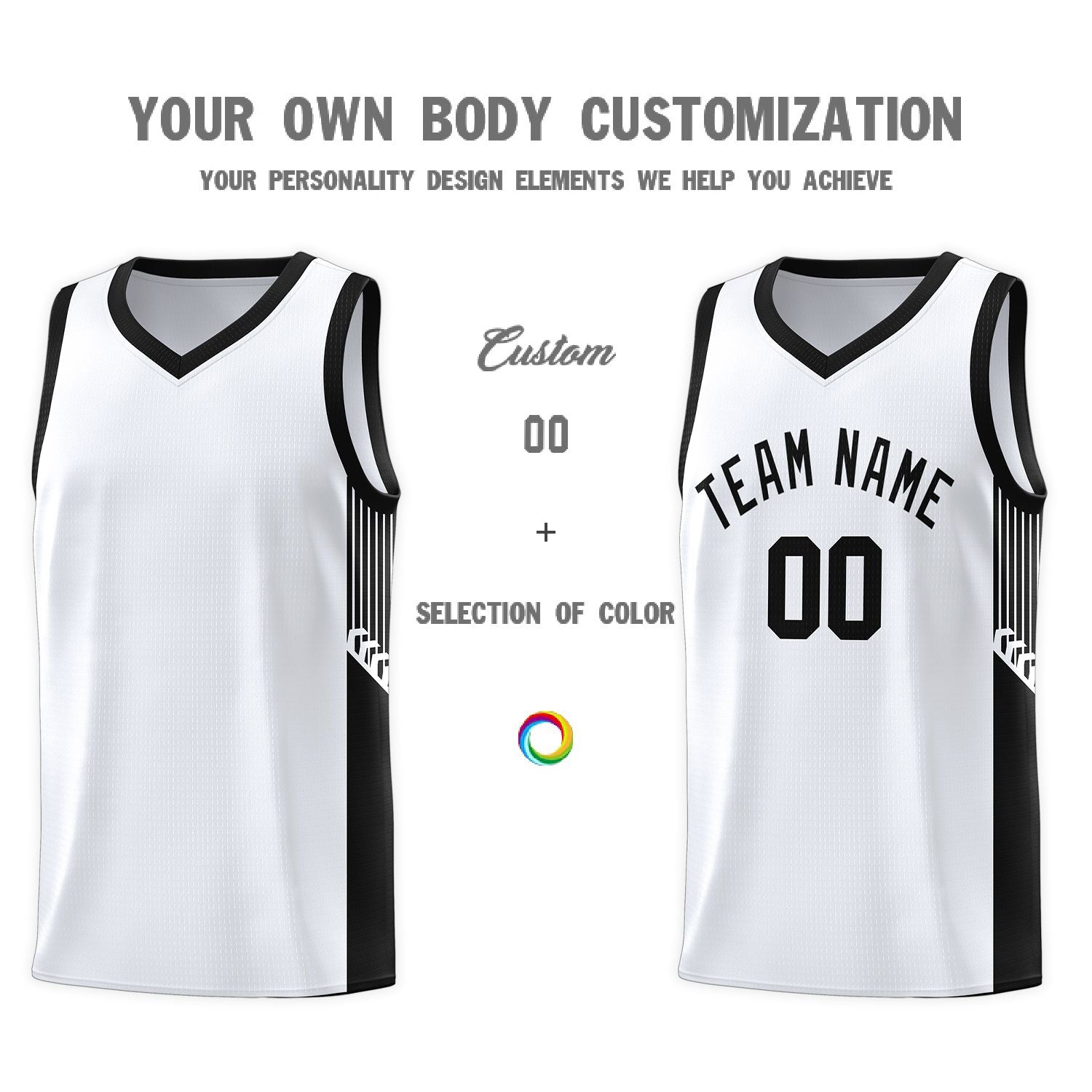 Custom Neon Green Navy-White Side Two-Tone Classic Sports Uniform Basketball Jersey |KXKSHOP