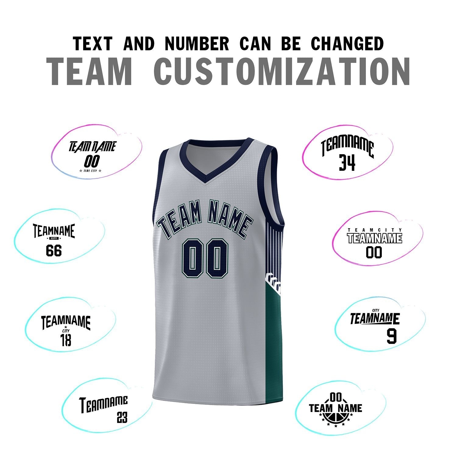 Custom Neon Green Navy-White Side Two-Tone Classic Sports Uniform Basketball Jersey |KXKSHOP