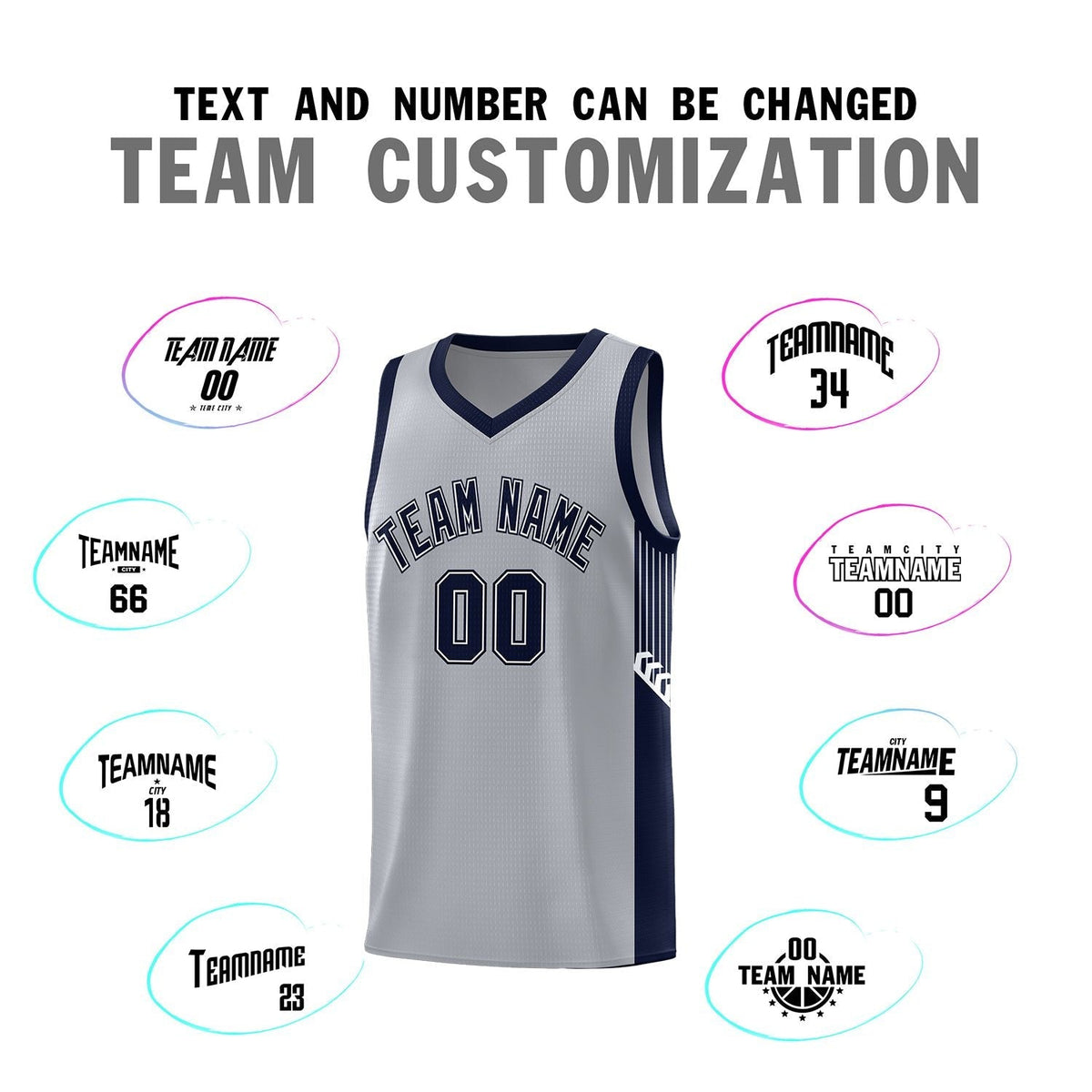 Custom Neon Green Navy-White Side Two-Tone Classic Sports Uniform Basketball Jersey |KXKSHOP