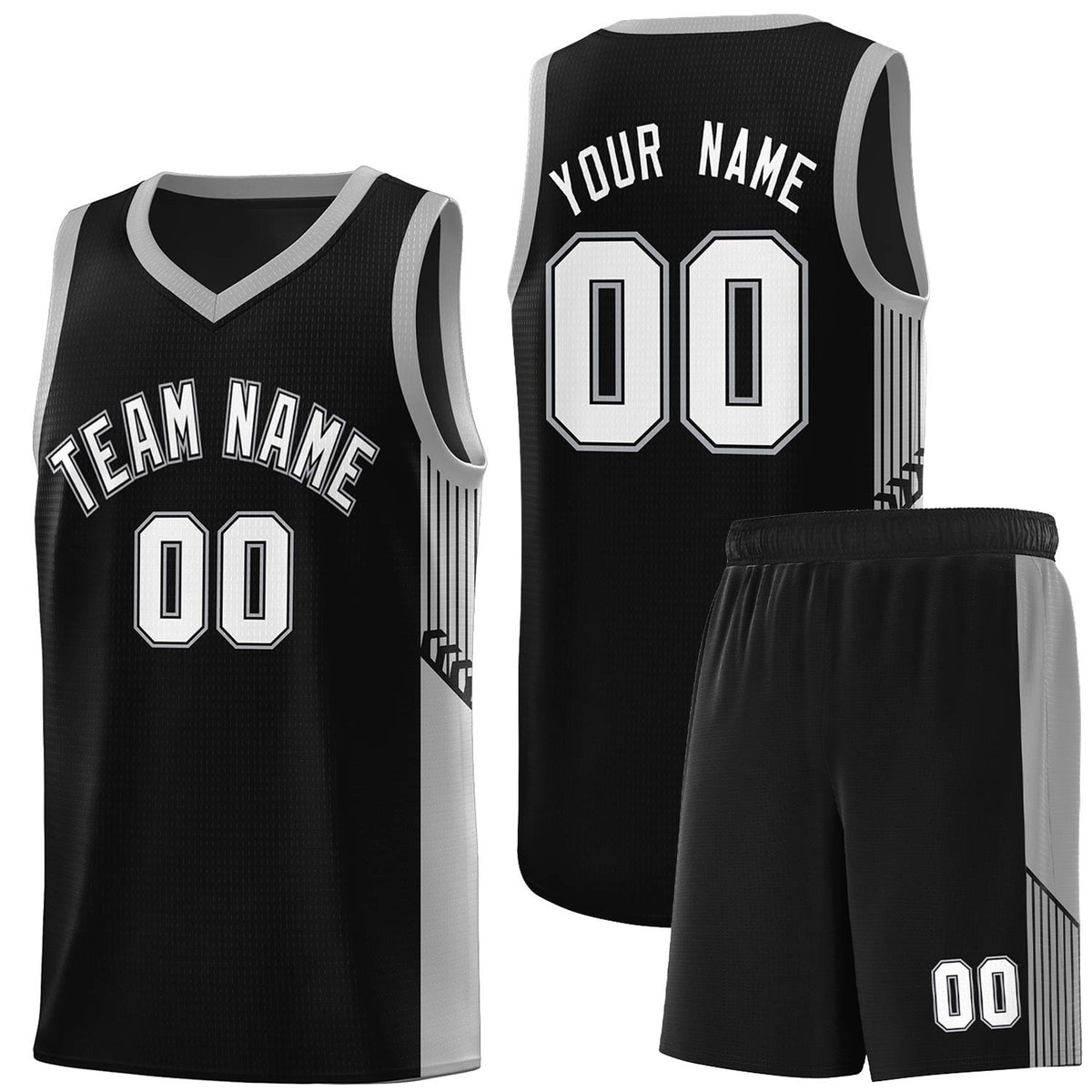 Custom Neon Green Navy-White Side Two-Tone Classic Sports Uniform Basketball Jersey |KXKSHOP