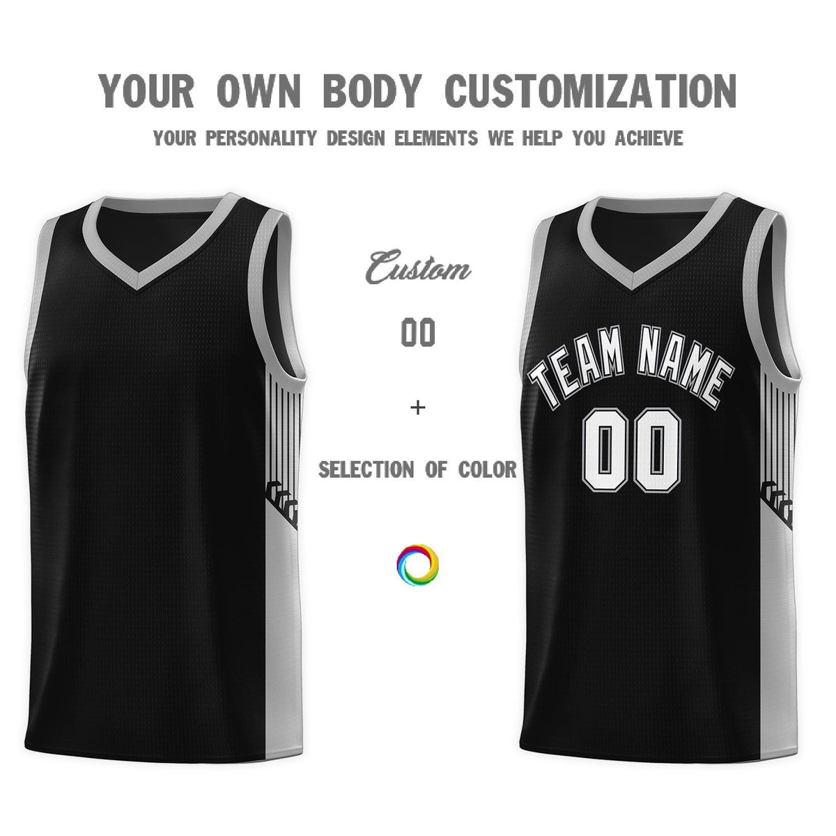 Custom Neon Green Navy-White Side Two-Tone Classic Sports Uniform Basketball Jersey |KXKSHOP