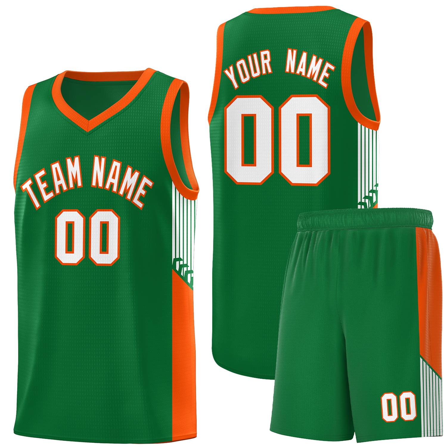 Custom Neon Green Navy-White Side Two-Tone Classic Sports Uniform Basketball Jersey |KXKSHOP