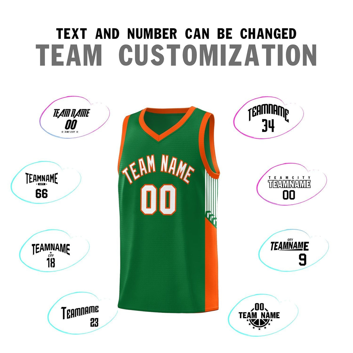 Custom Neon Green Navy-White Side Two-Tone Classic Sports Uniform Basketball Jersey |KXKSHOP