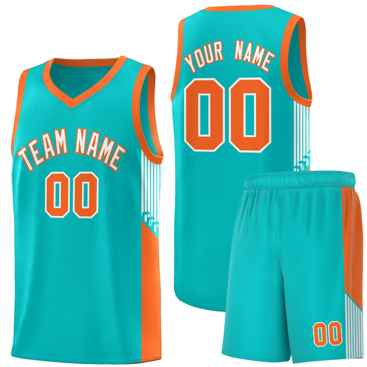Custom Neon Green Navy-White Side Two-Tone Classic Sports Uniform Basketball Jersey |KXKSHOP