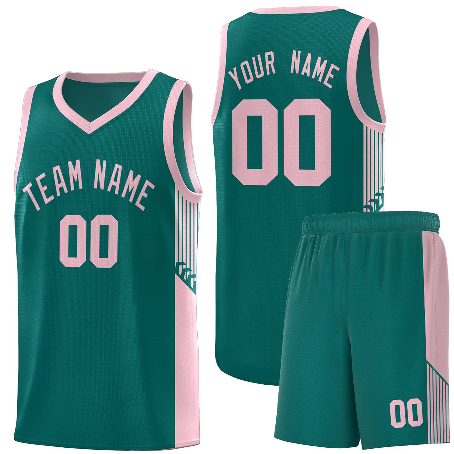 Custom Neon Green Navy-White Side Two-Tone Classic Sports Uniform Basketball Jersey |KXKSHOP