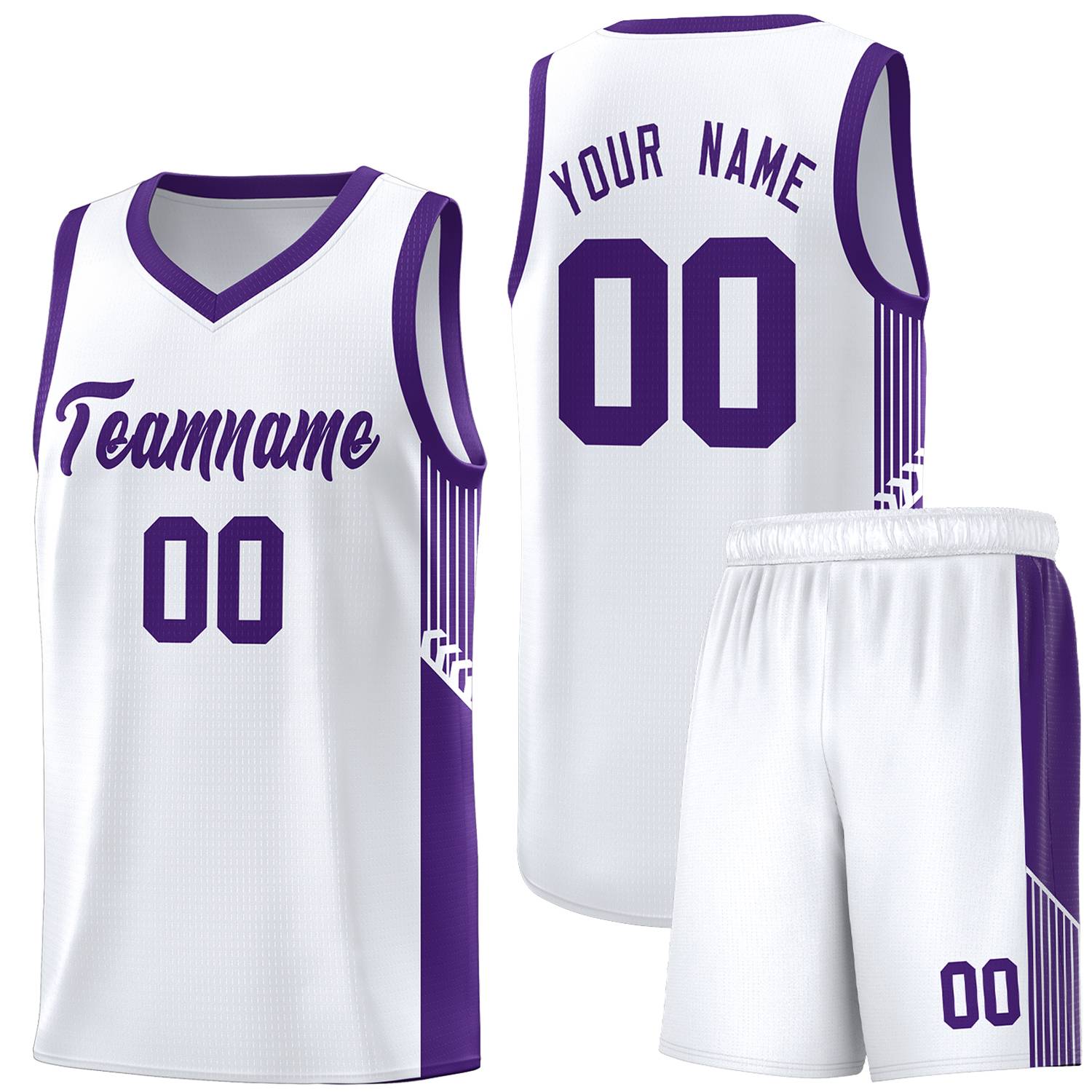 Custom Neon Green Navy-White Side Two-Tone Classic Sports Uniform Basketball Jersey |KXKSHOP