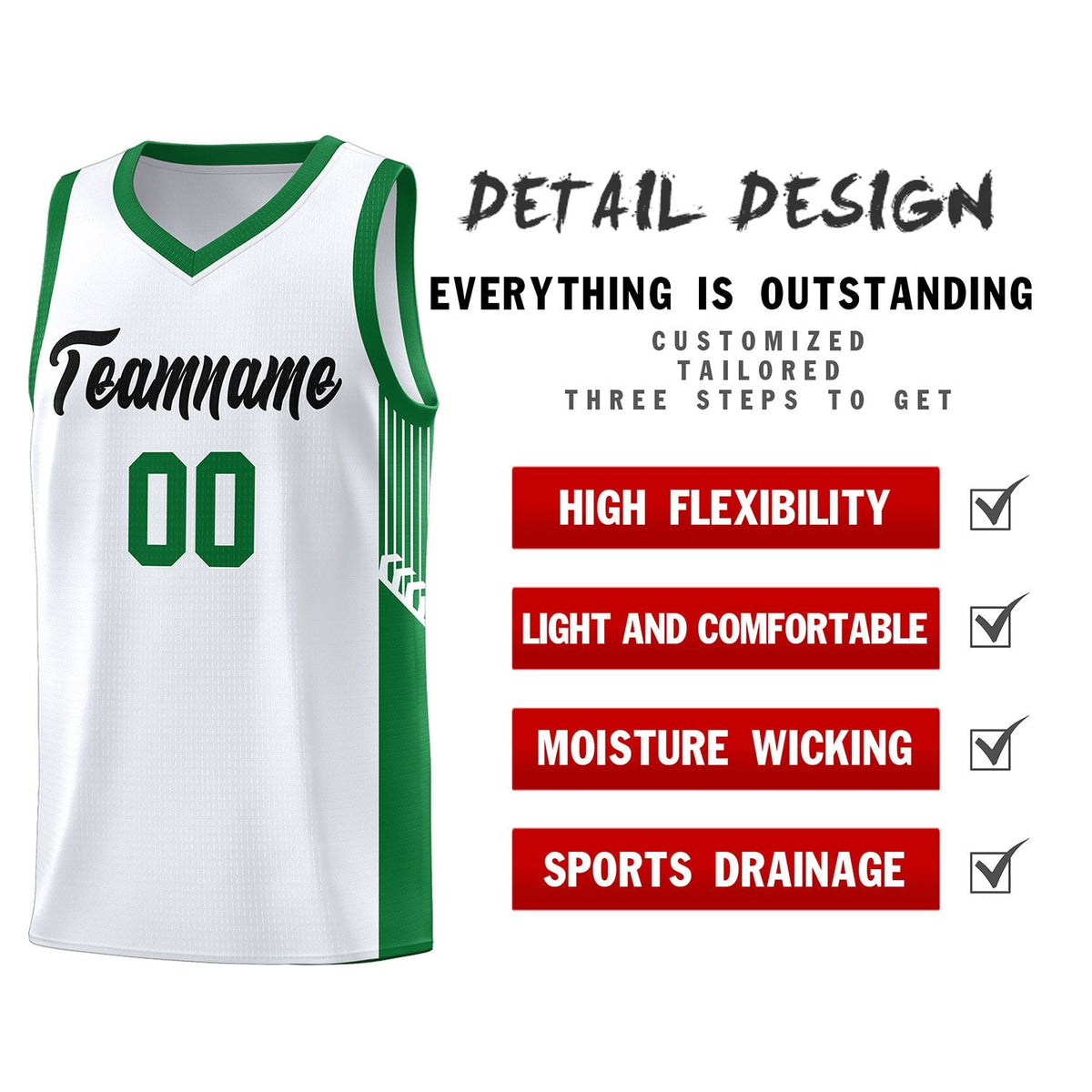 Custom Neon Green Navy-White Side Two-Tone Classic Sports Uniform Basketball Jersey |KXKSHOP