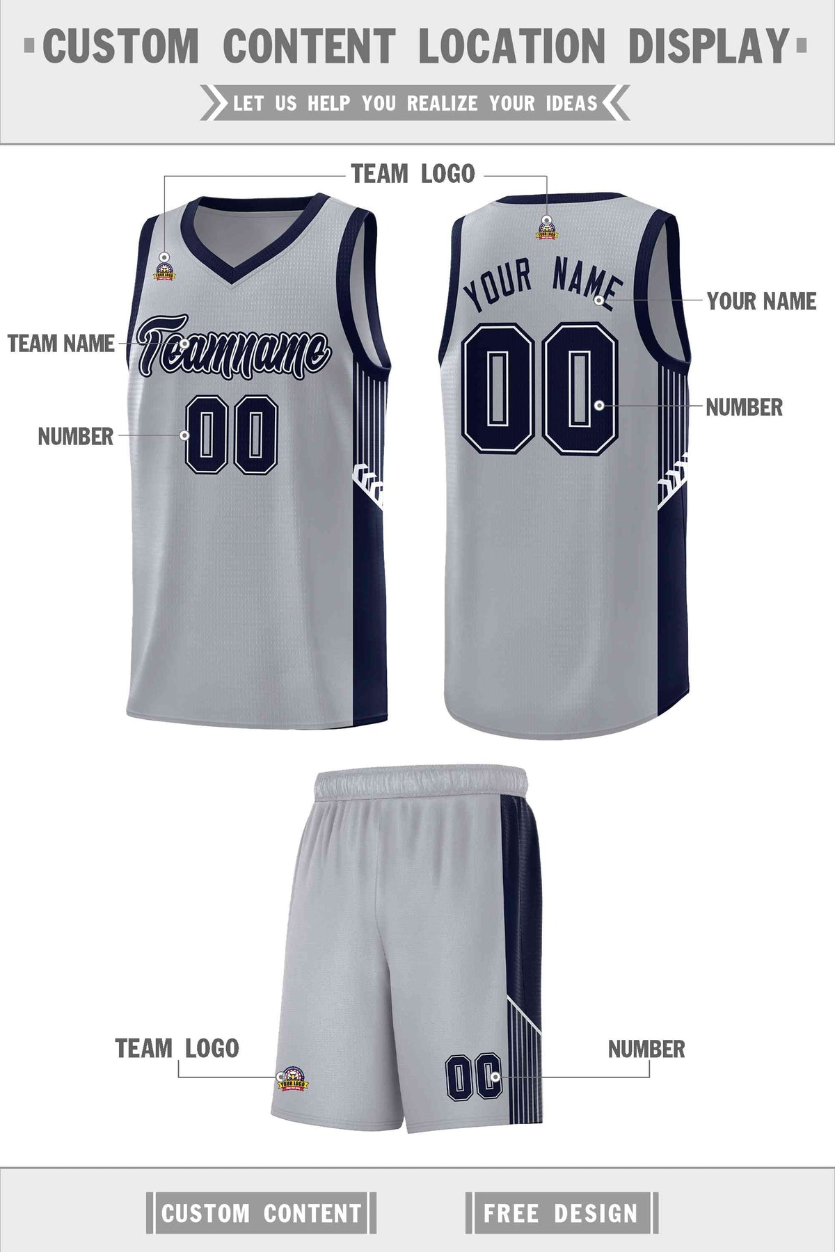 Custom Neon Green Navy-White Side Two-Tone Classic Sports Uniform Basketball Jersey |KXKSHOP