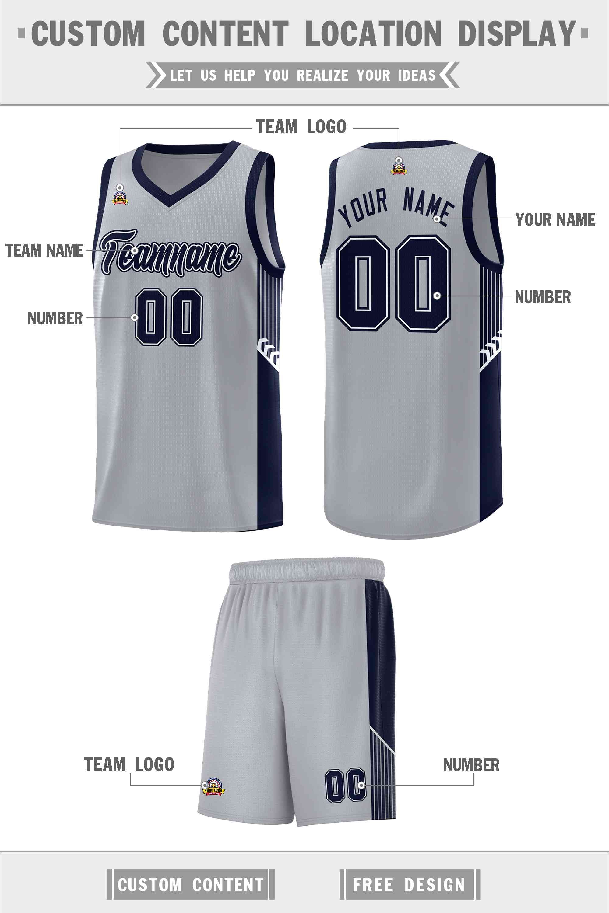 Custom Neon Green Navy-White Side Two-Tone Classic Sports Uniform Basketball Jersey |KXKSHOP