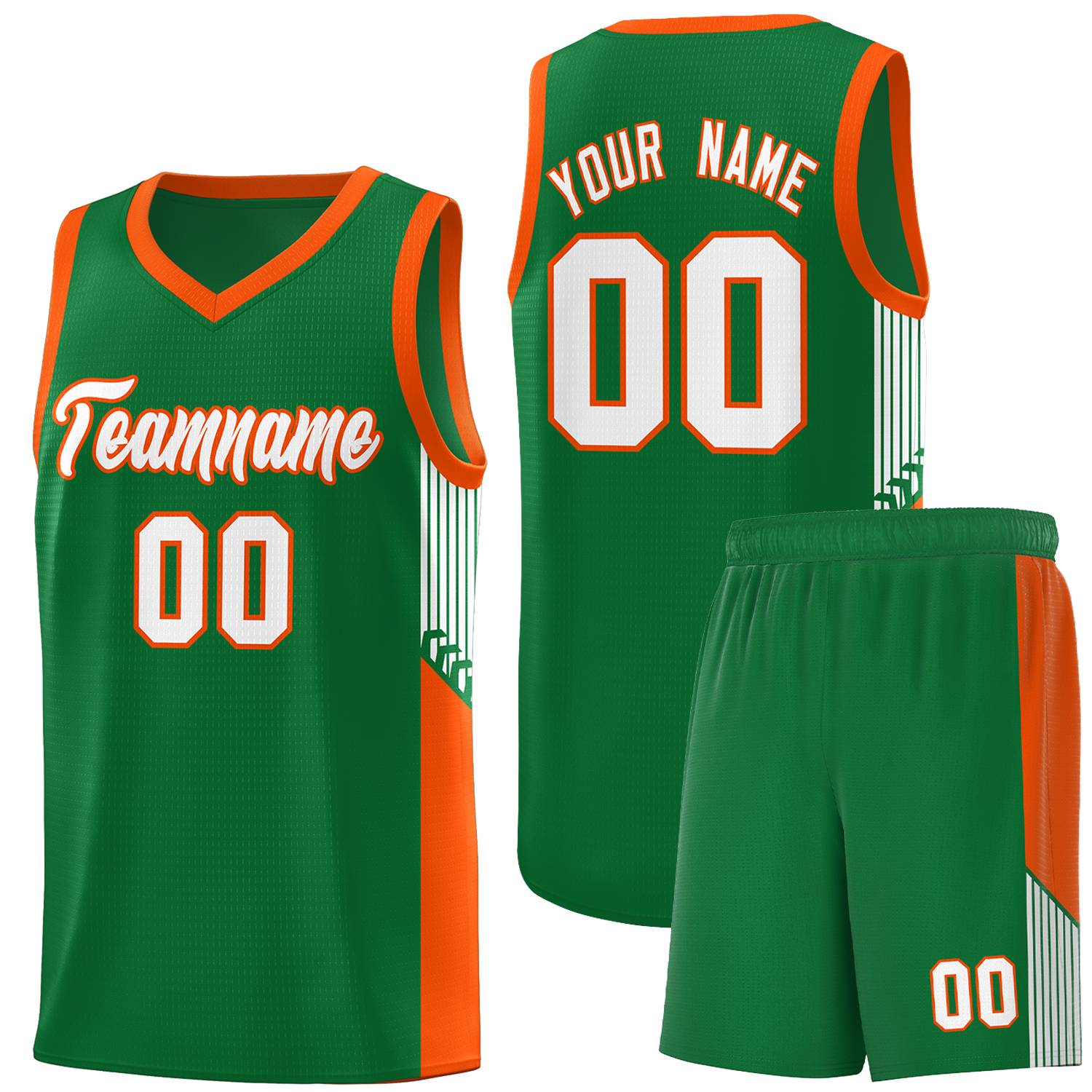 Custom Neon Green Navy-White Side Two-Tone Classic Sports Uniform Basketball Jersey |KXKSHOP