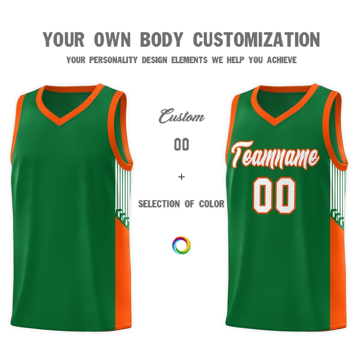 Custom Neon Green Navy-White Side Two-Tone Classic Sports Uniform Basketball Jersey |KXKSHOP