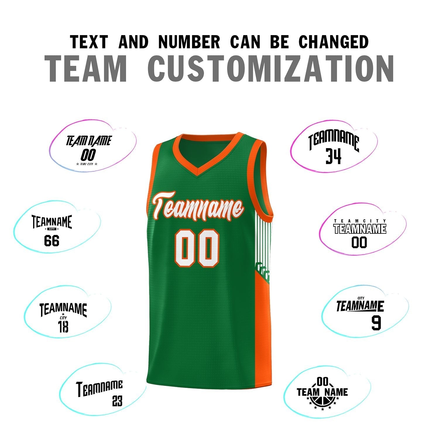 Custom Neon Green Navy-White Side Two-Tone Classic Sports Uniform Basketball Jersey |KXKSHOP