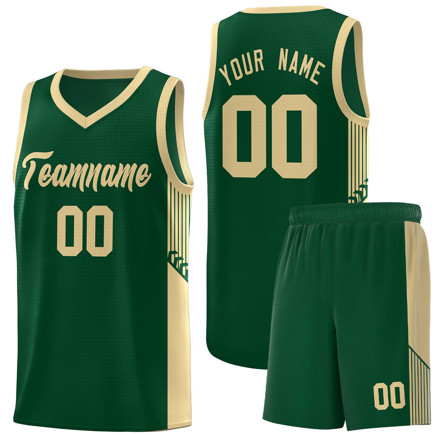 Custom Neon Green Navy-White Side Two-Tone Classic Sports Uniform Basketball Jersey |KXKSHOP