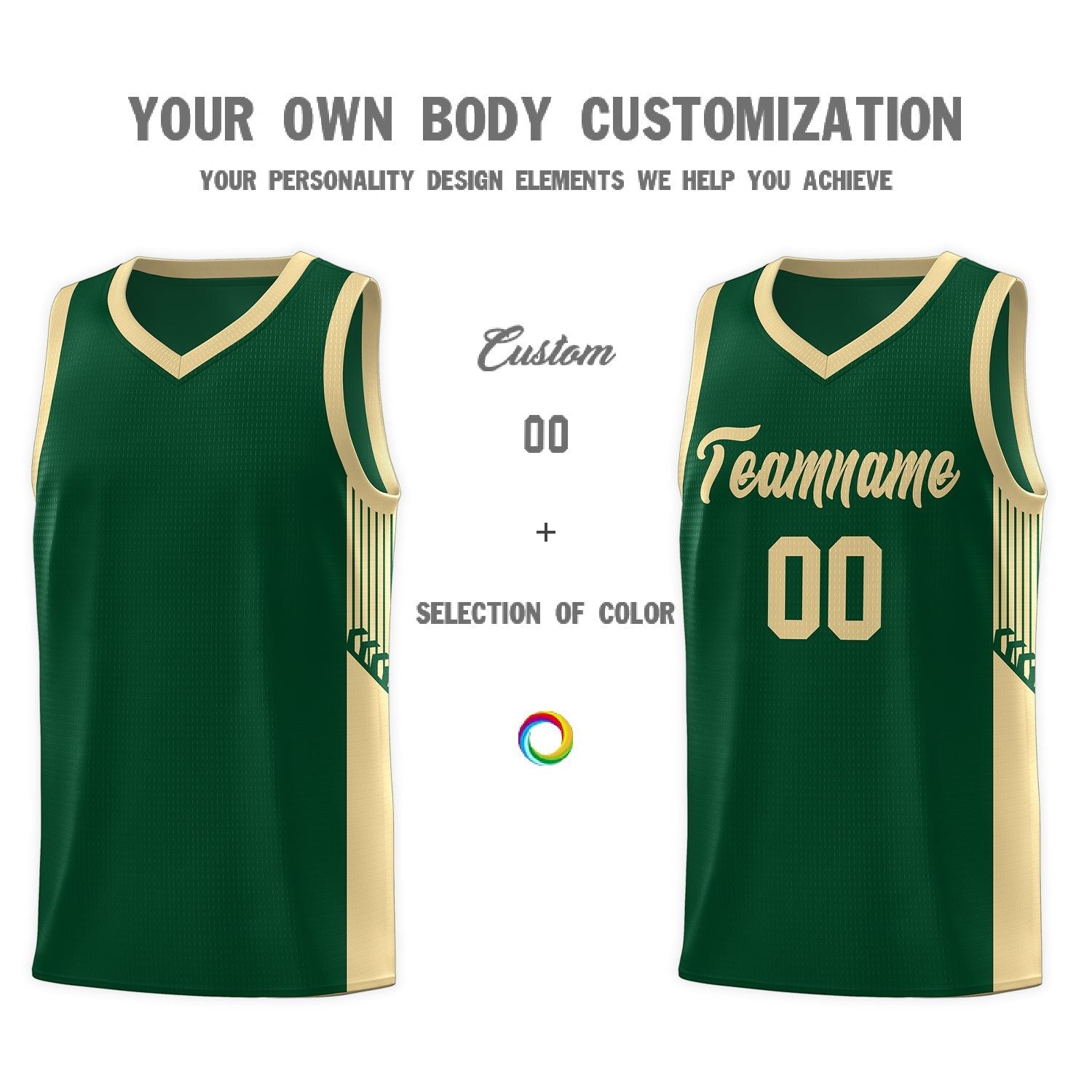 Custom Neon Green Navy-White Side Two-Tone Classic Sports Uniform Basketball Jersey |KXKSHOP