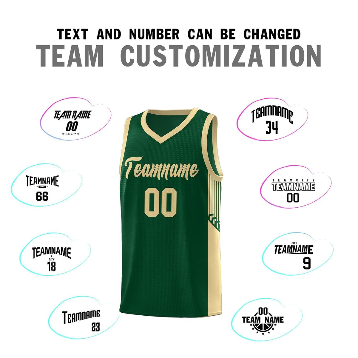 Custom Neon Green Navy-White Side Two-Tone Classic Sports Uniform Basketball Jersey |KXKSHOP