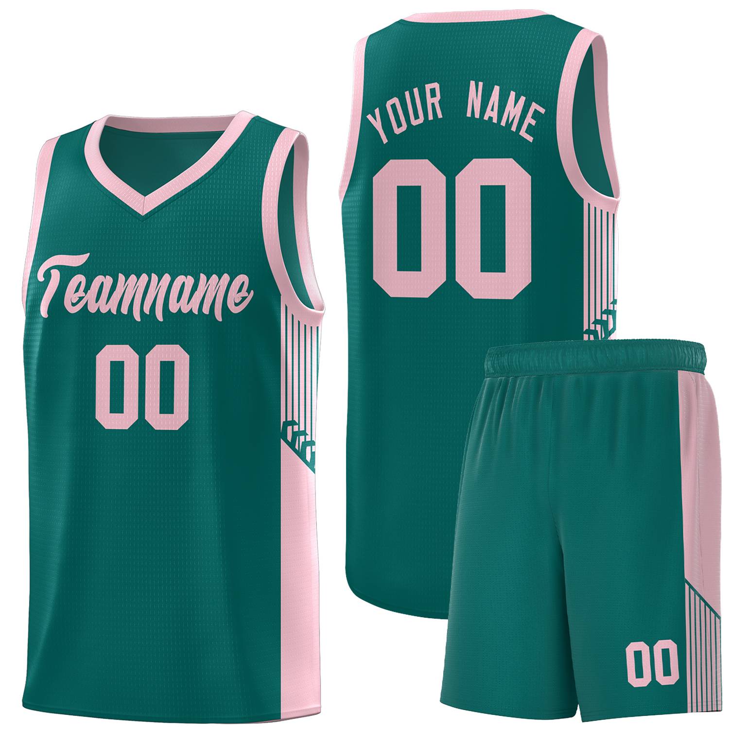 Custom Neon Green Navy-White Side Two-Tone Classic Sports Uniform Basketball Jersey |KXKSHOP