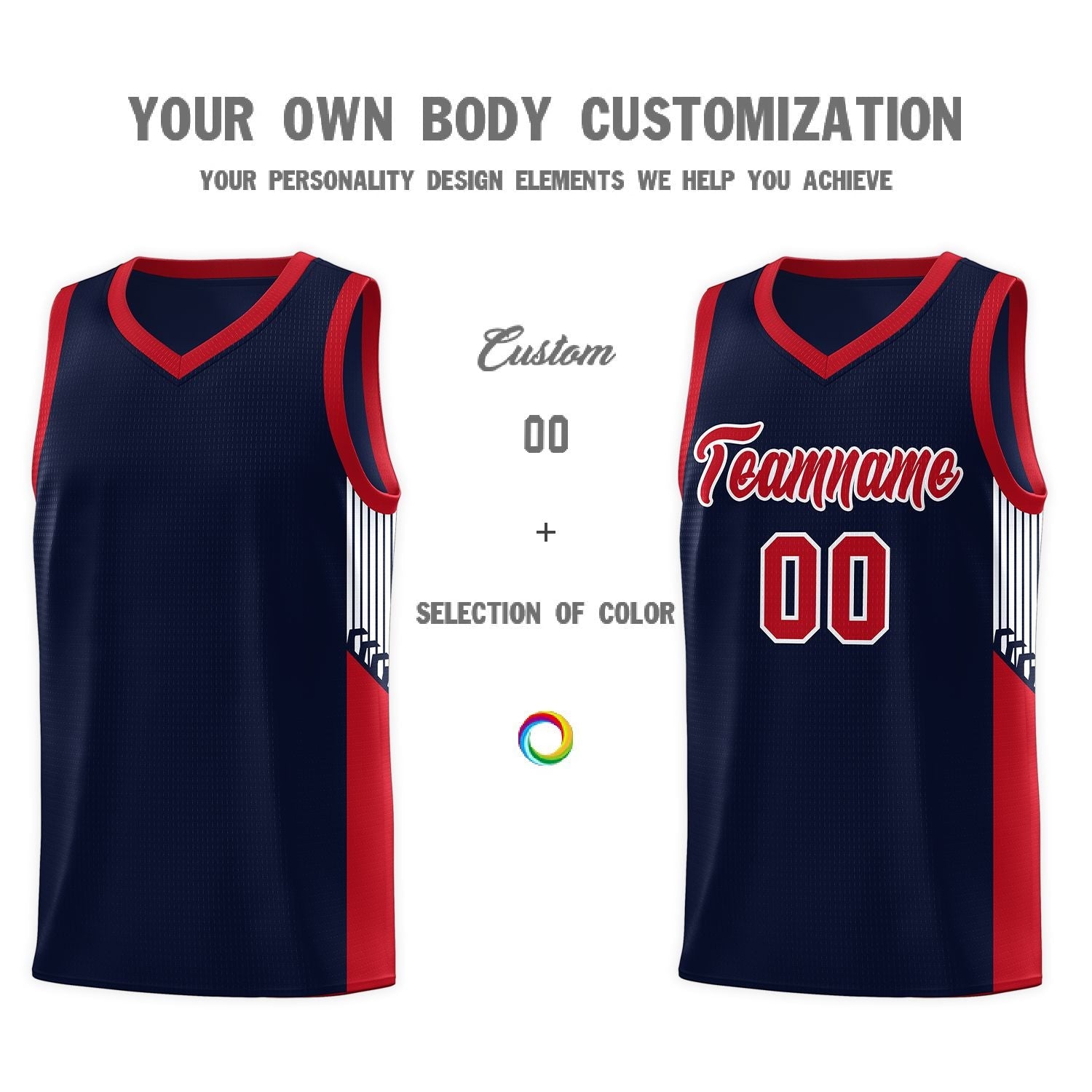 Custom Neon Green Navy-White Side Two-Tone Classic Sports Uniform Basketball Jersey |KXKSHOP