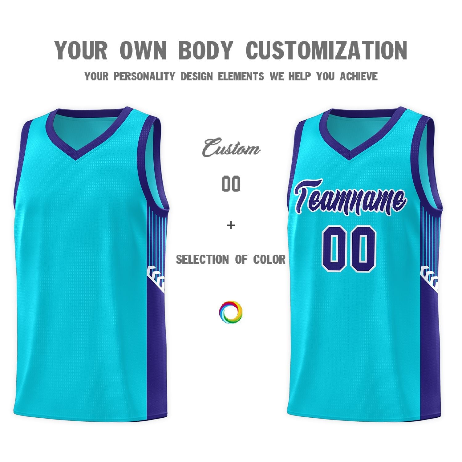 Custom Neon Green Navy-White Side Two-Tone Classic Sports Uniform Basketball Jersey |KXKSHOP