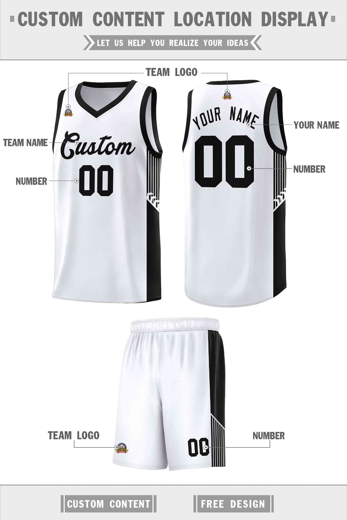 Custom Neon Green Navy-White Side Two-Tone Classic Sports Uniform Basketball Jersey |KXKSHOP