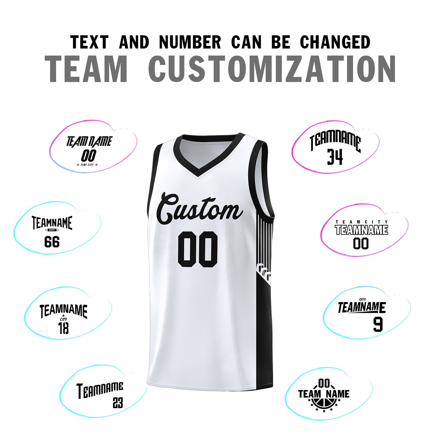 Custom Neon Green Navy-White Side Two-Tone Classic Sports Uniform Basketball Jersey |KXKSHOP